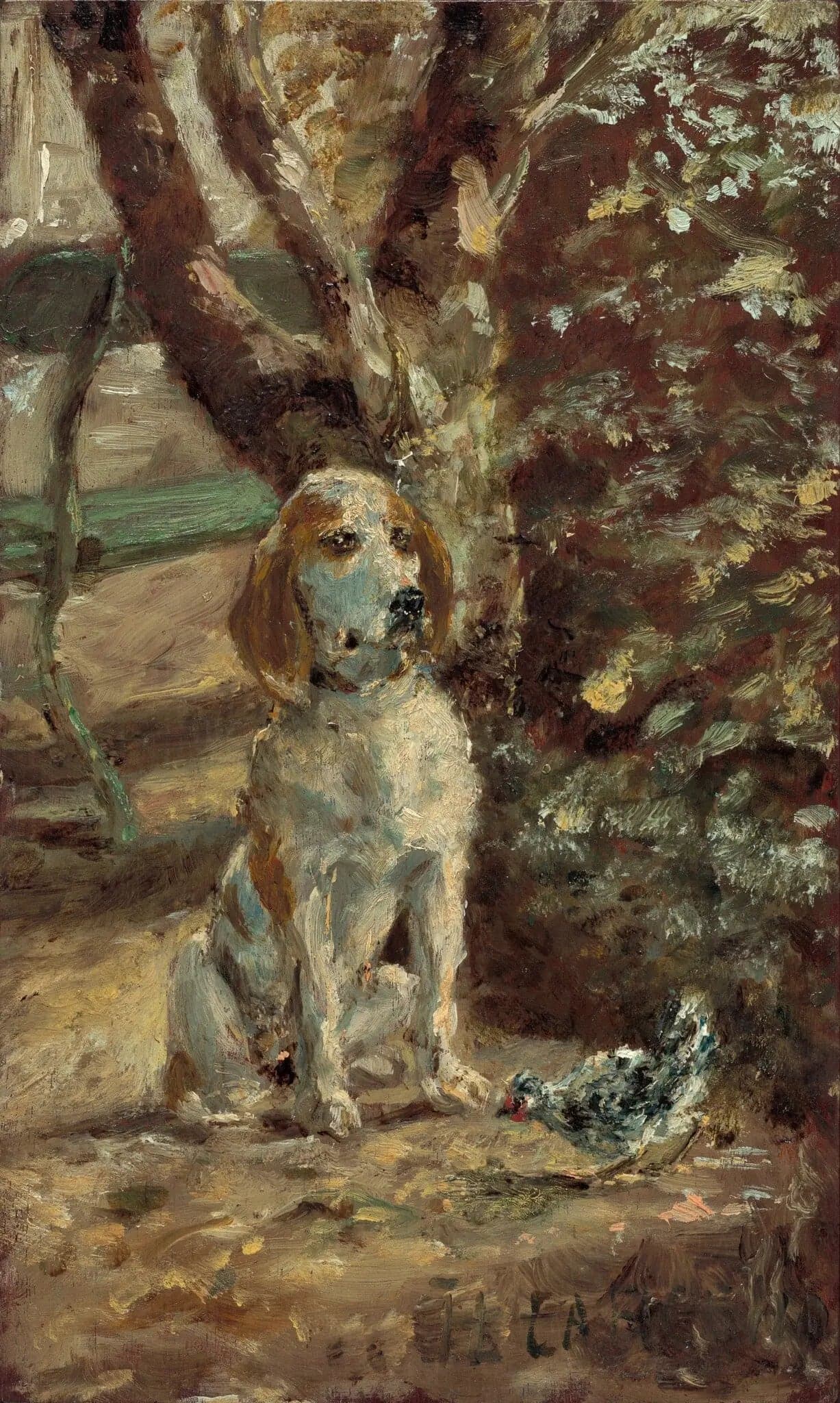 The Dog of the Artist Flèche - Henri de Toulouse