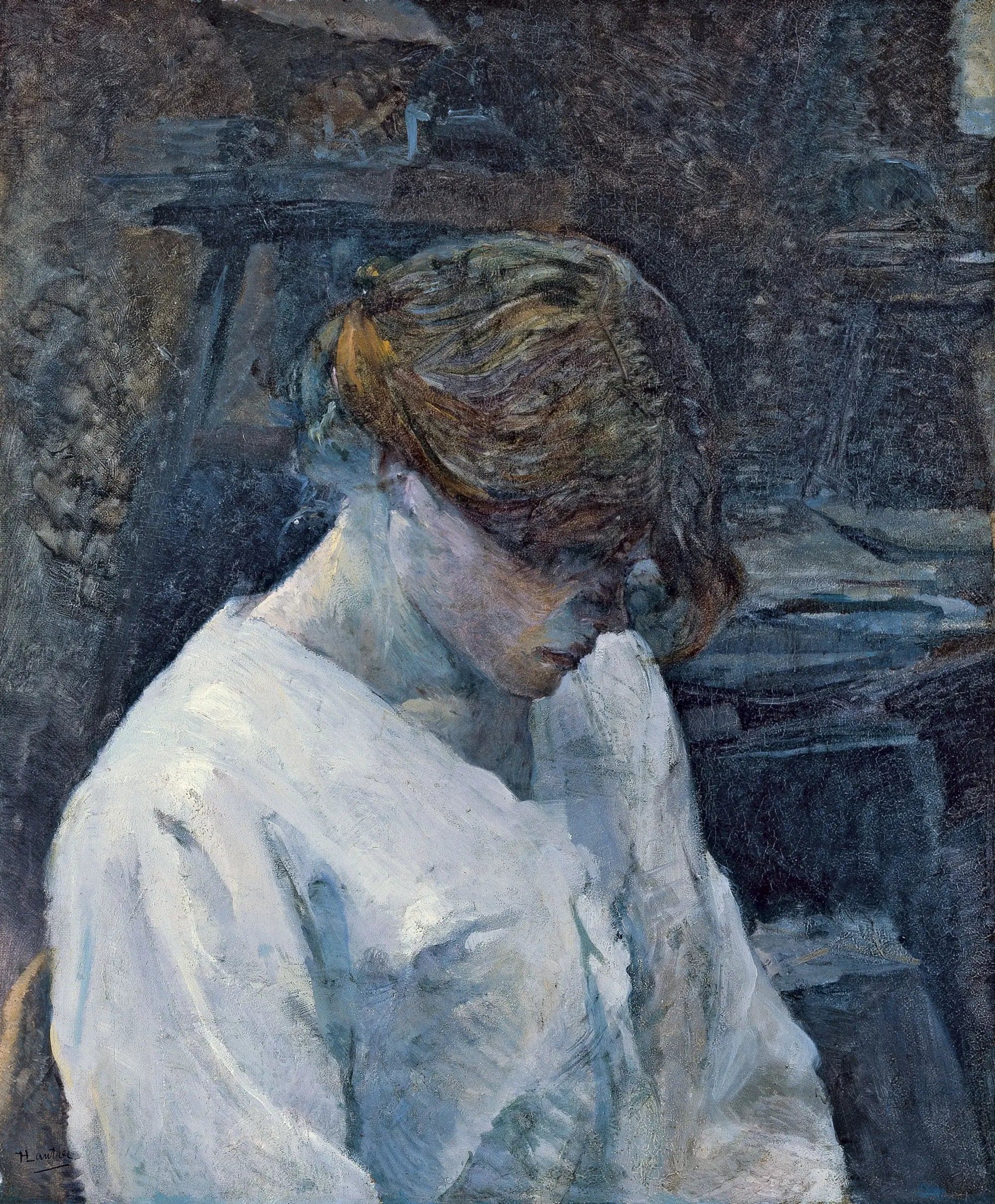 The Redhead in a White Blouse - Henri de Toulouse