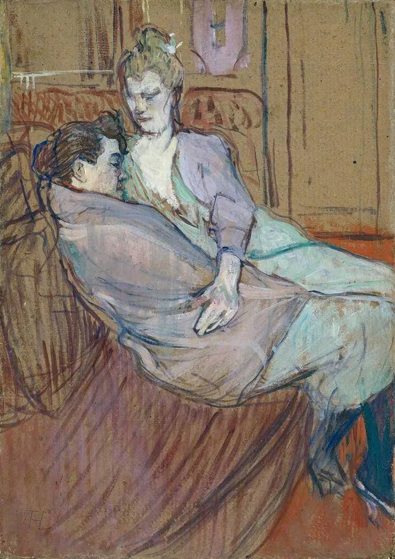 The Two Friends - Henri de Toulouse
