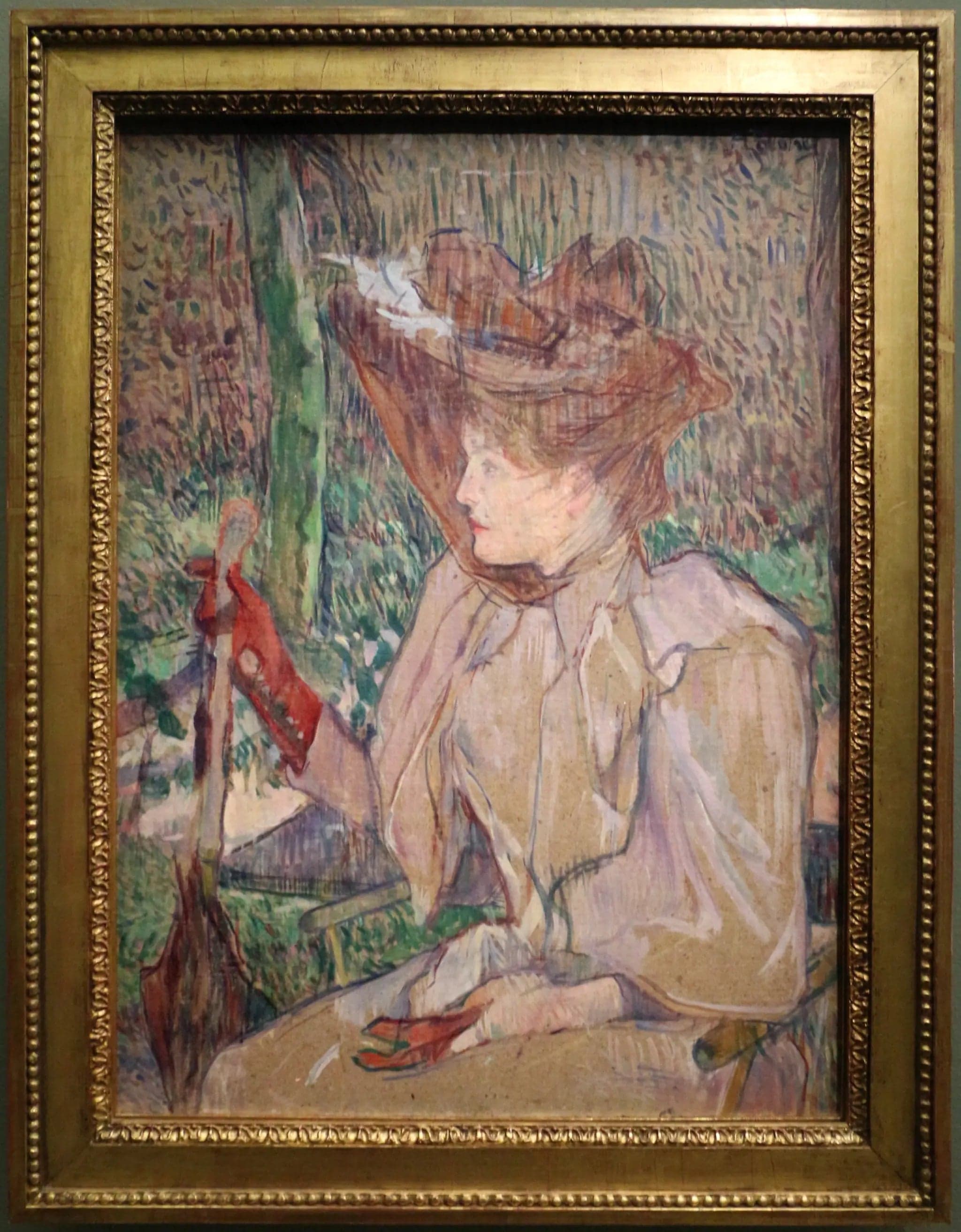 The Woman with Gloves - Henri de Toulouse