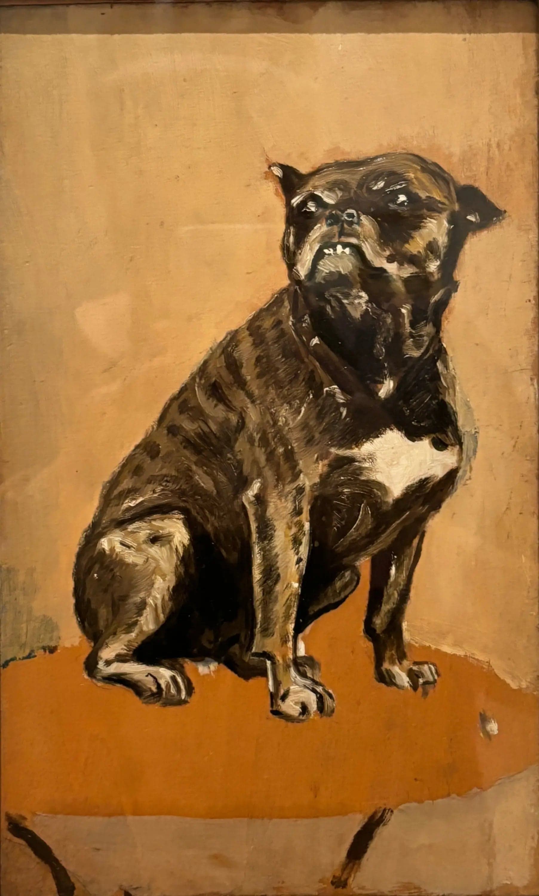 Touching, sitting at a table - Henri de Toulouse