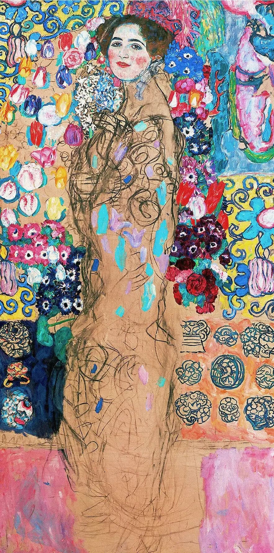 Unfinished Portrait of Maria Munk