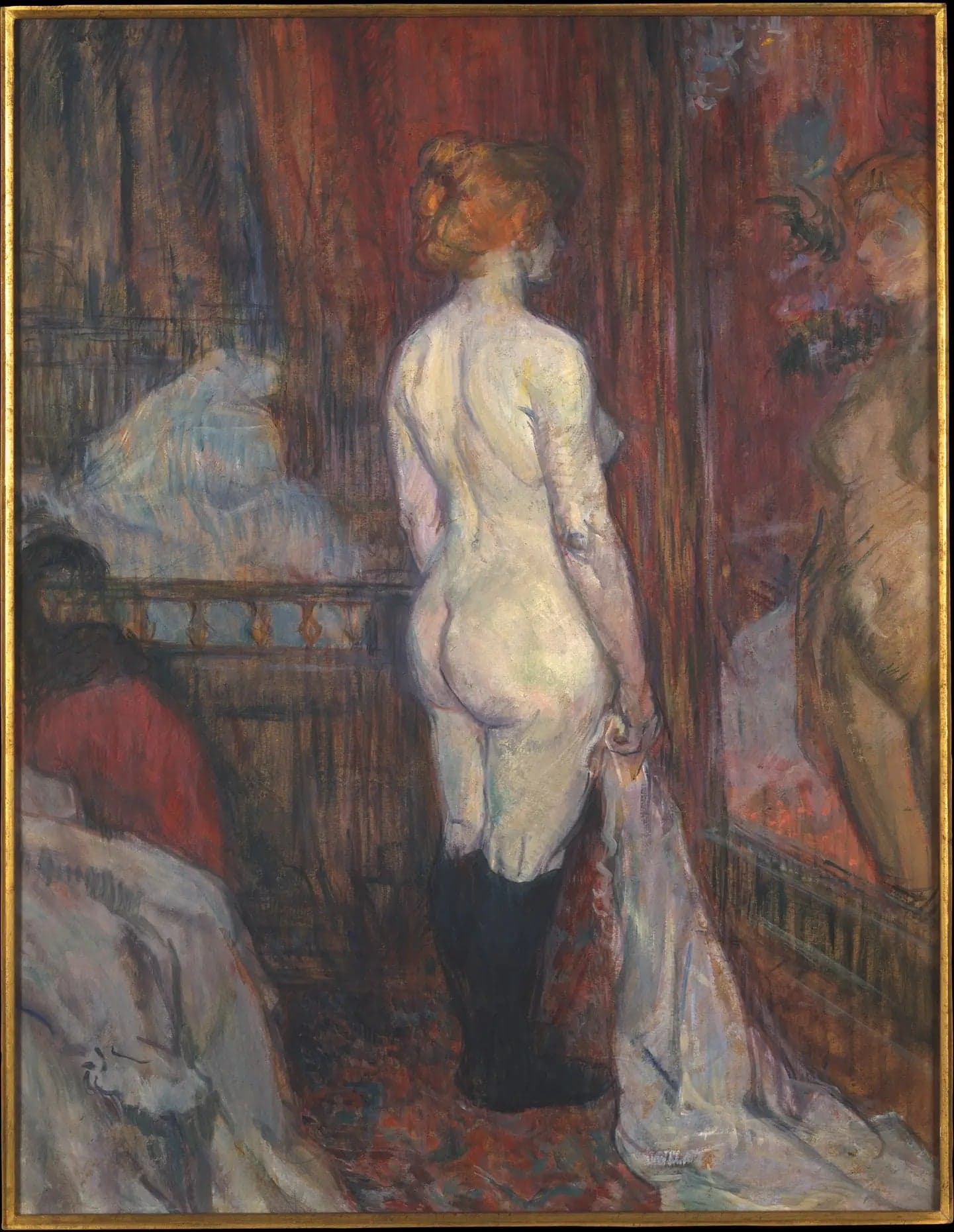 Woman in front of a mirror - Henri de Toulouse