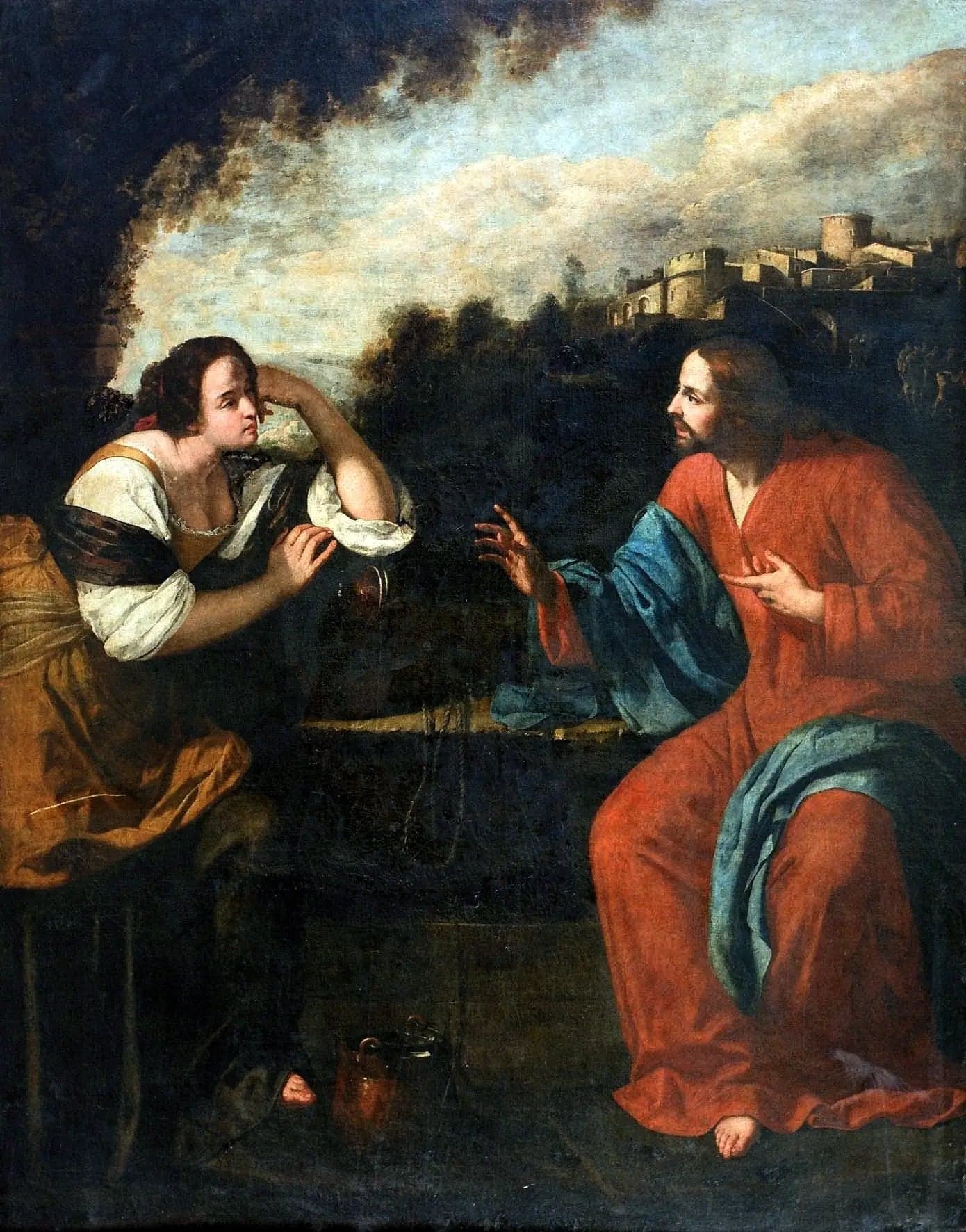 Christ et la Samaritaine au puits