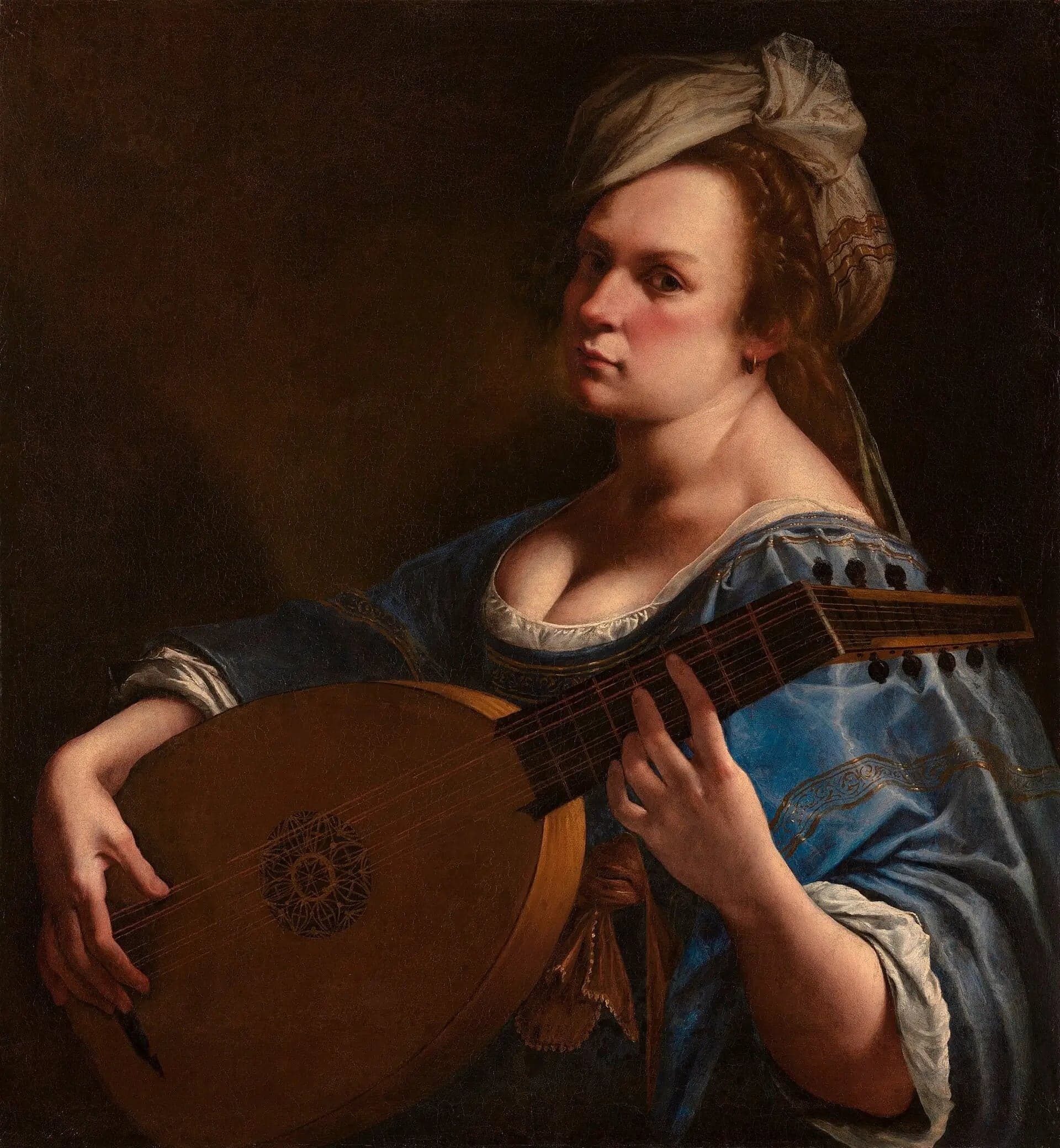 Self-portrait as a Lute Player