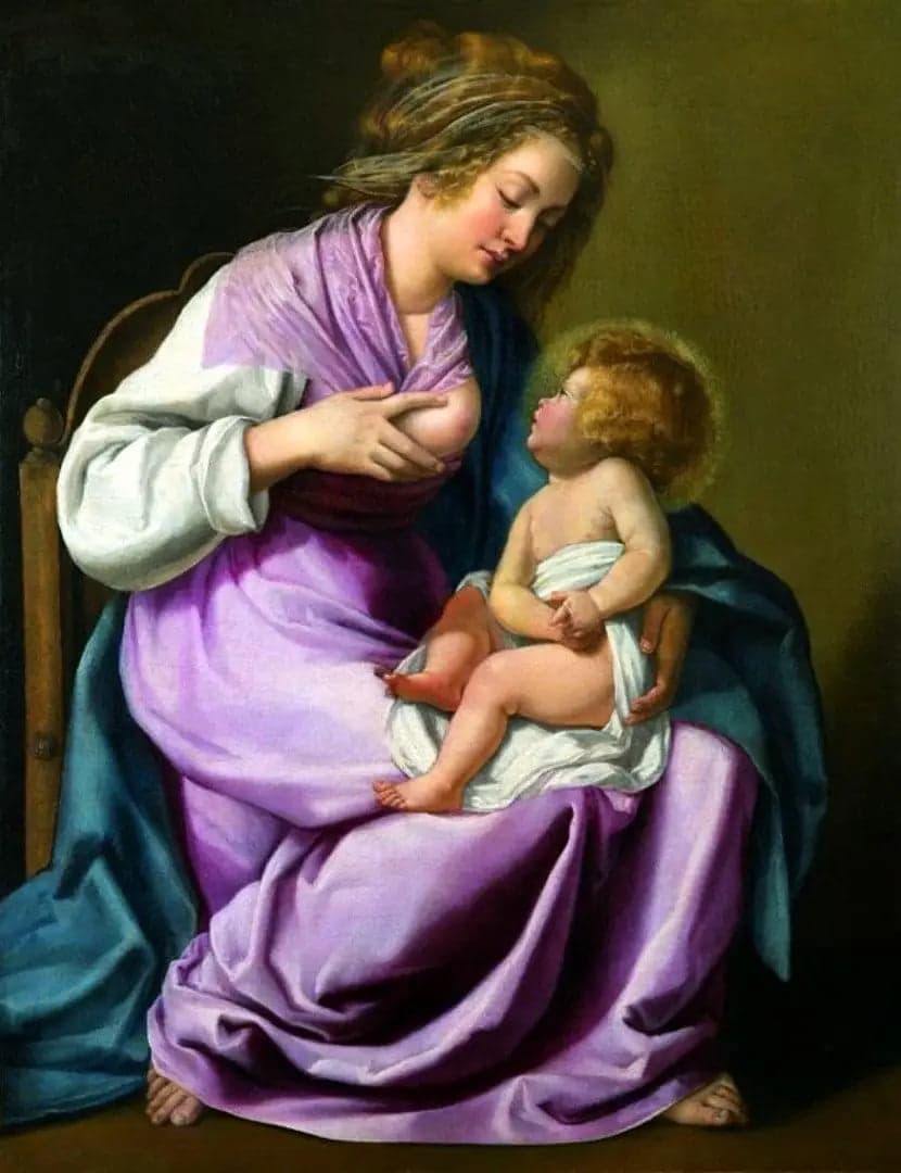 The Virgin Nursing the Child