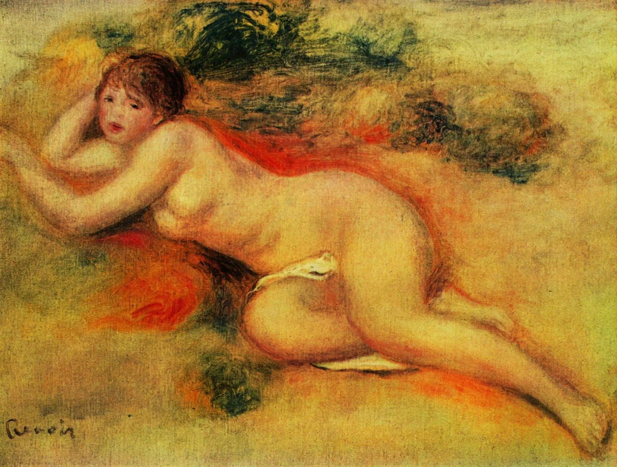 Nude Figure of a Girl - Pierre