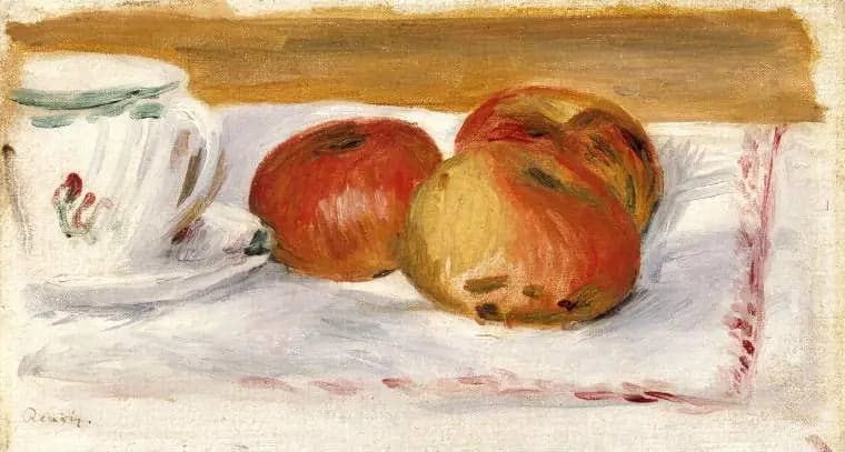 Apples and Tea Cup - Pierre