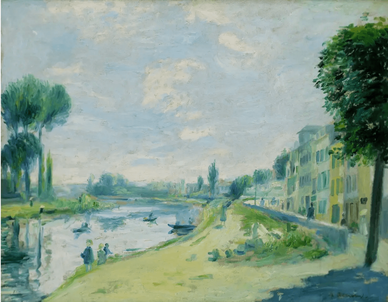 Banks of the Seine, Bougival - Pierre