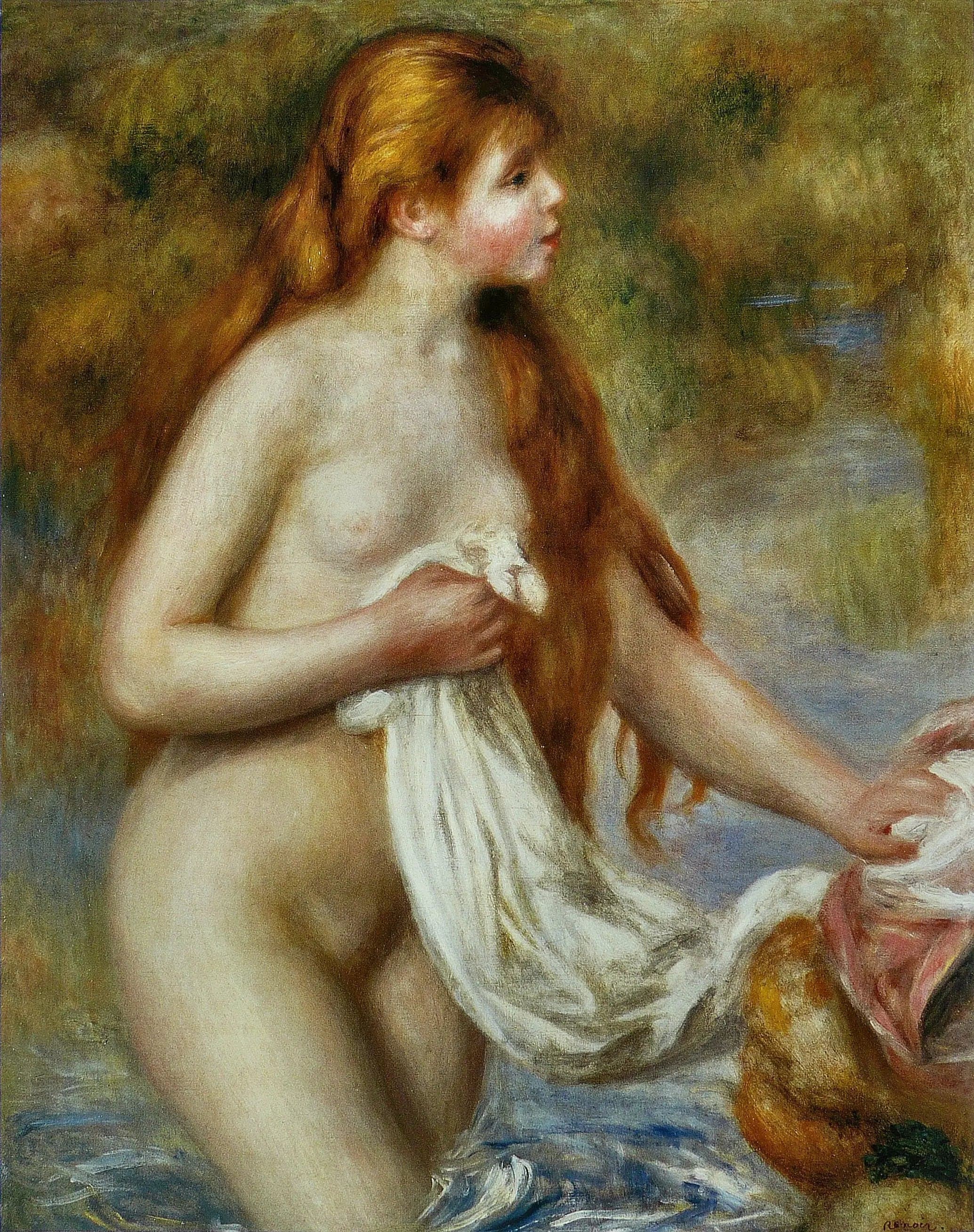 Bather with Long Hair - Pierre