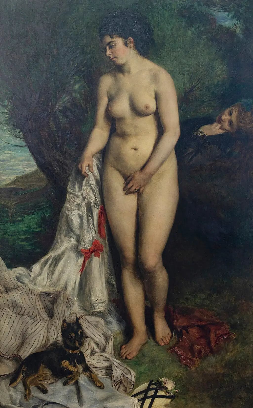 Bather with a Griffin or Lise by the Seine - Pierre