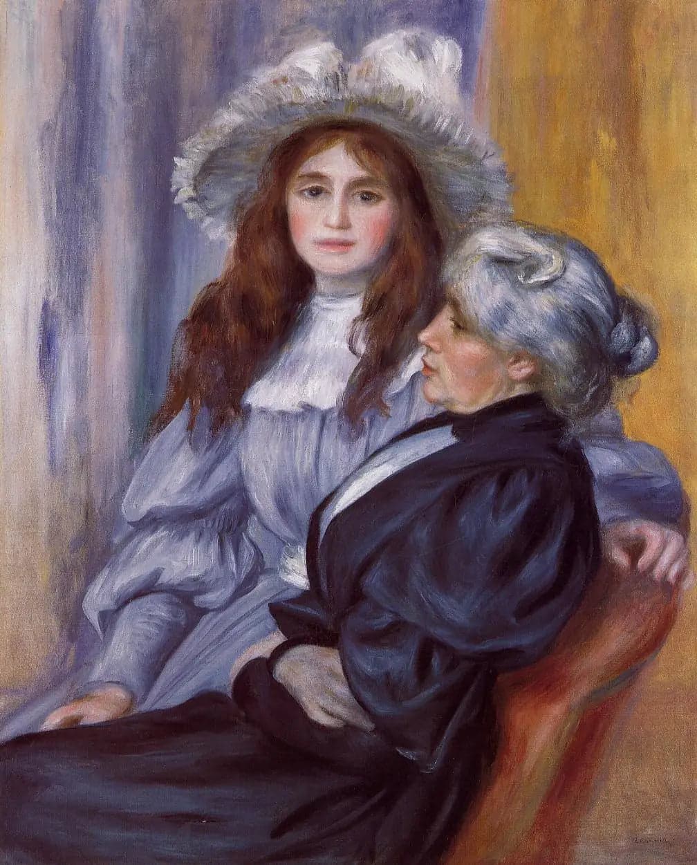 Berthe Morisot and her daughter Julie Manet - Pierre