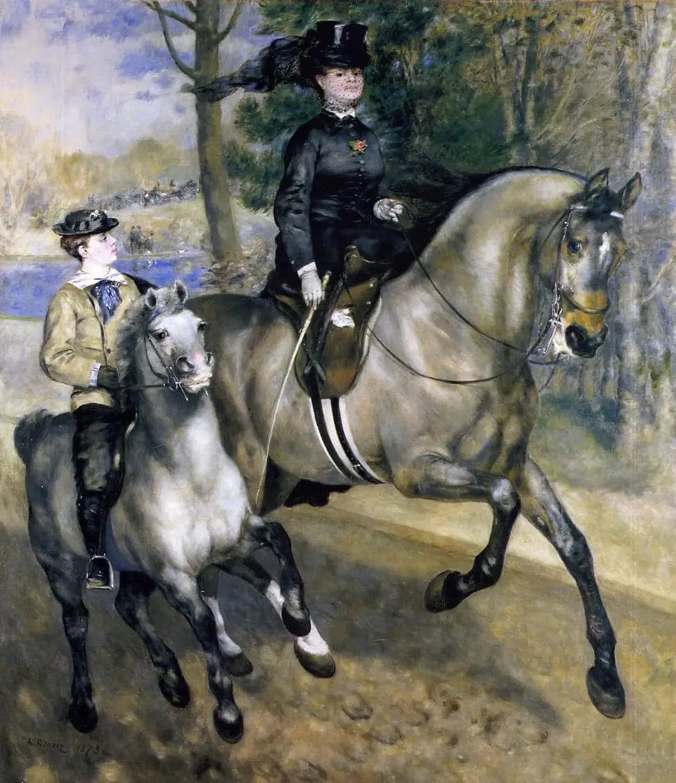 Cavalry Path in the Bois de Boulogne - Pierre