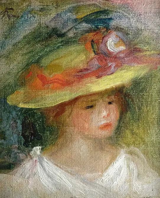 Child Portrait with Hat - Pierre
