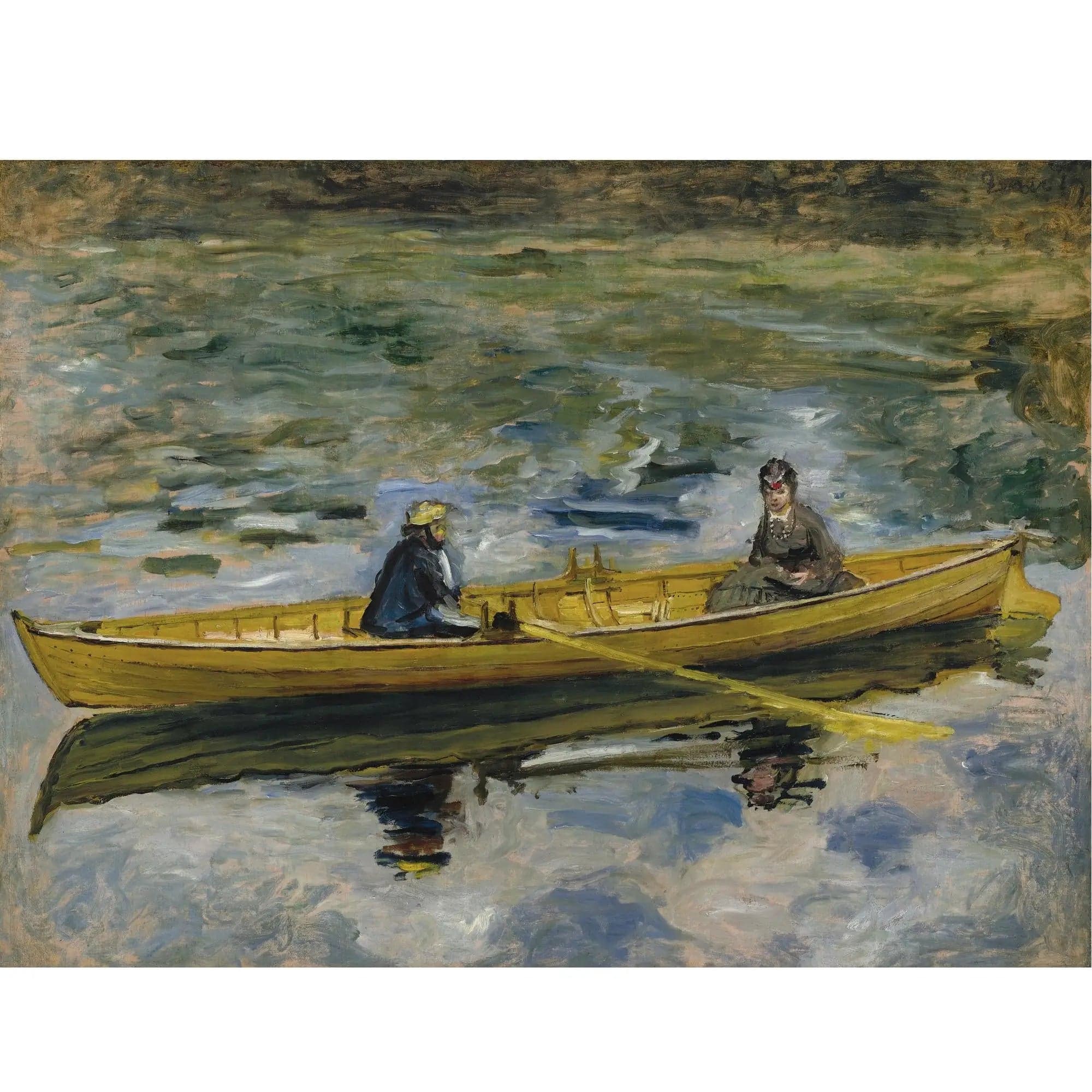 Claude Monet and Mme Henriot - Pierre