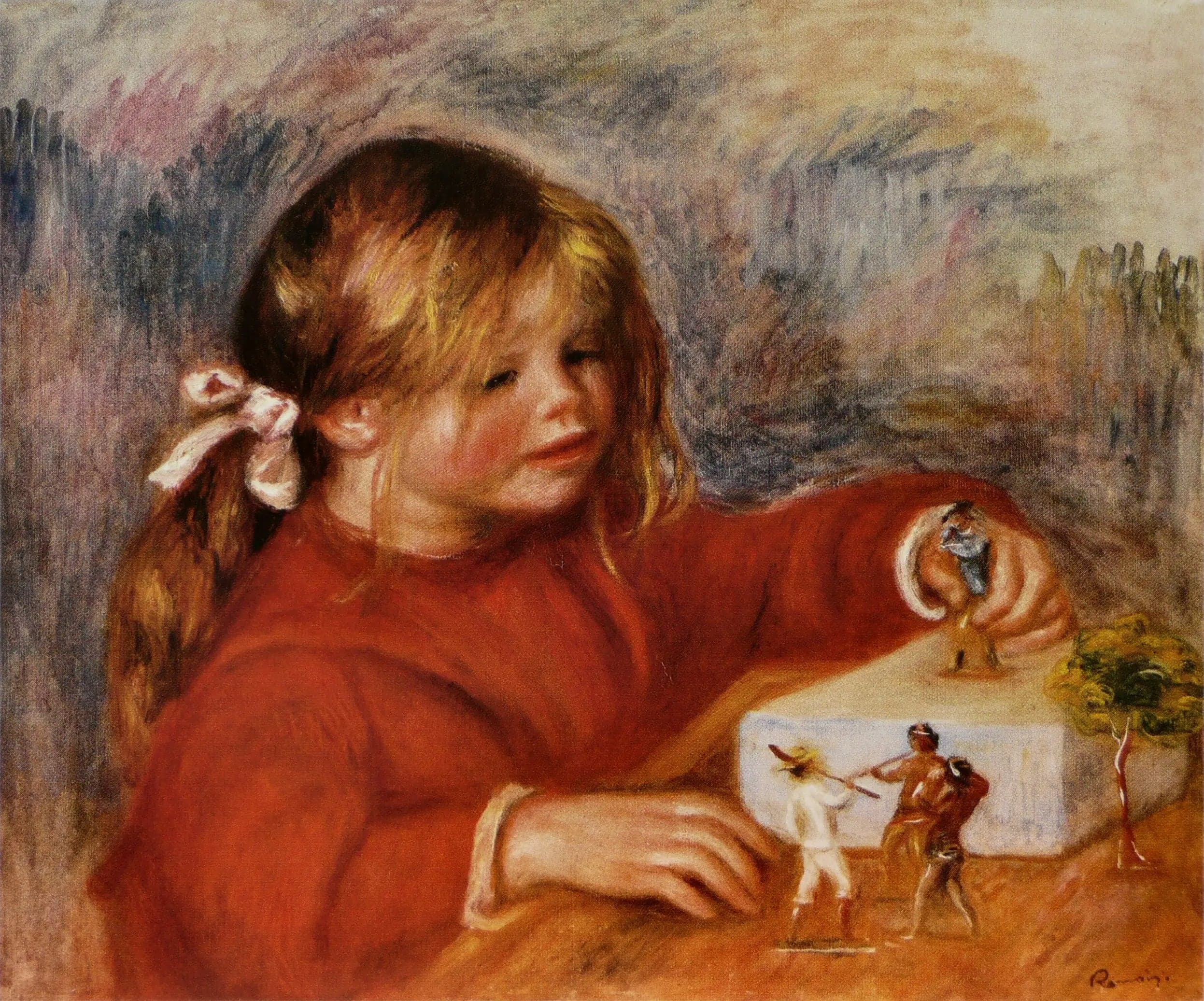 Claude Renoir Playing - Pierre