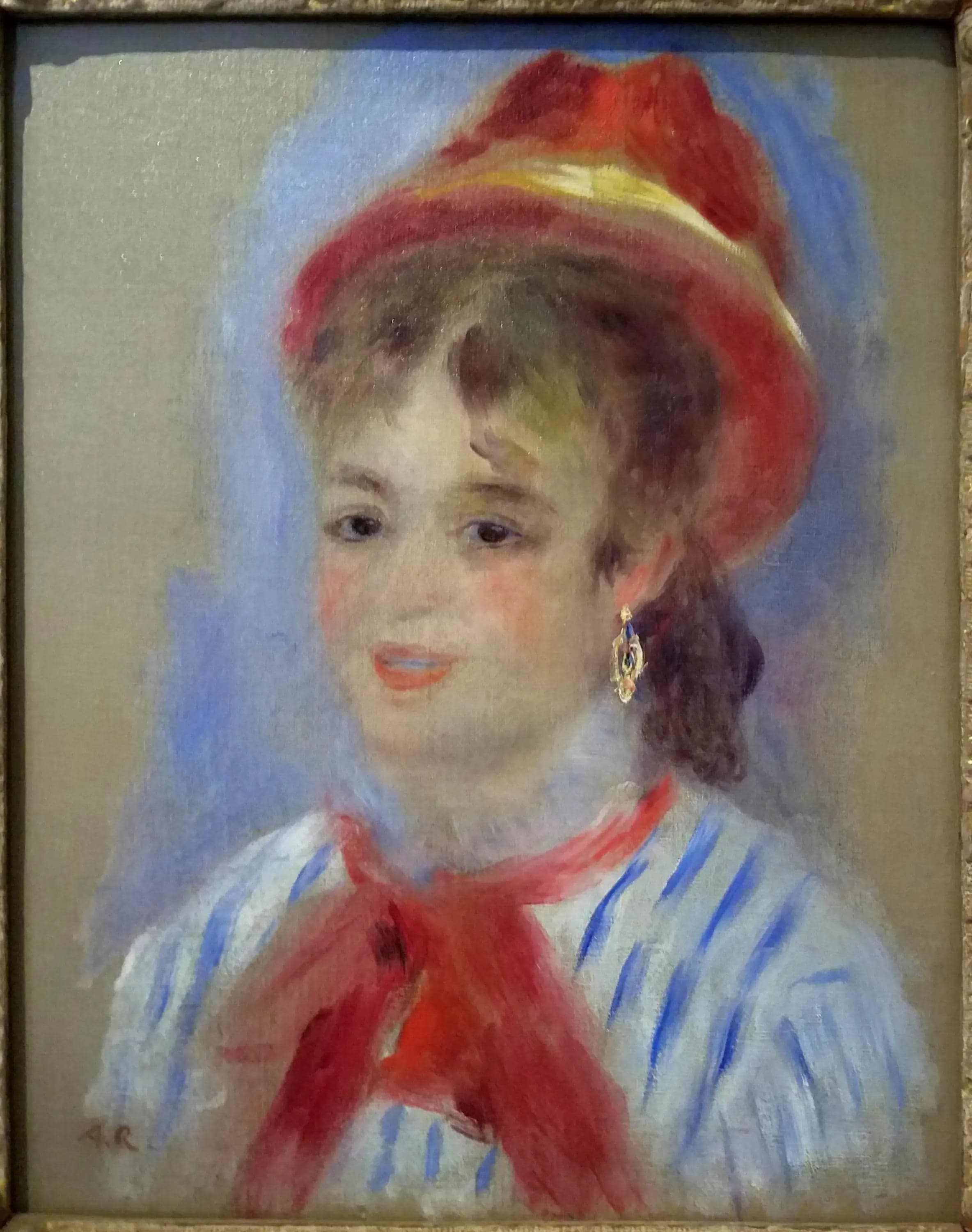 Estelle with the Red Hat - Pierre