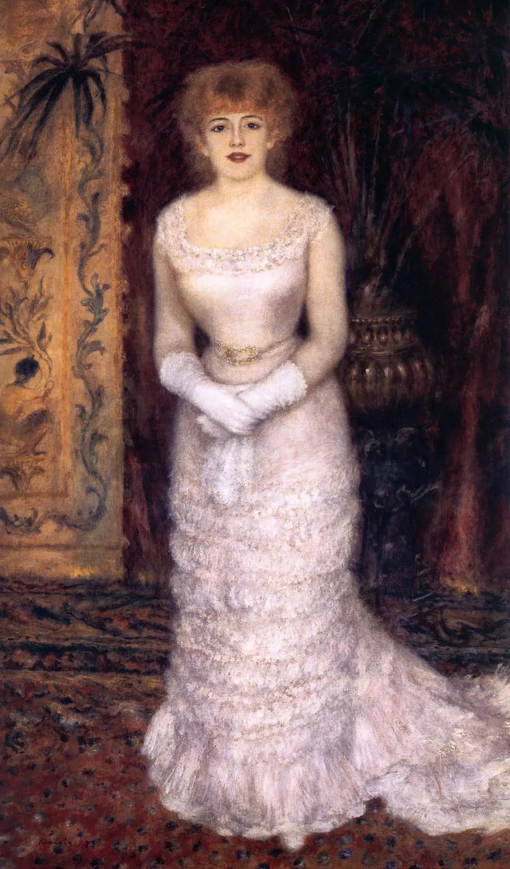 Full-Length Portrait of Jeanne Samary - Pierre
