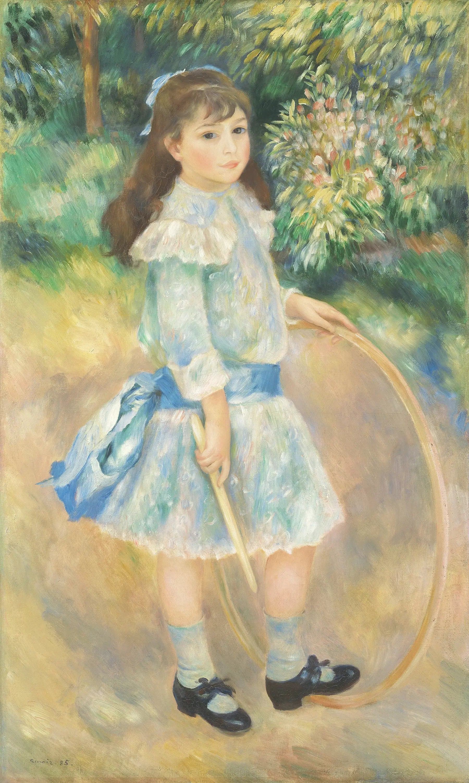 Girl with a Hoop - Pierre