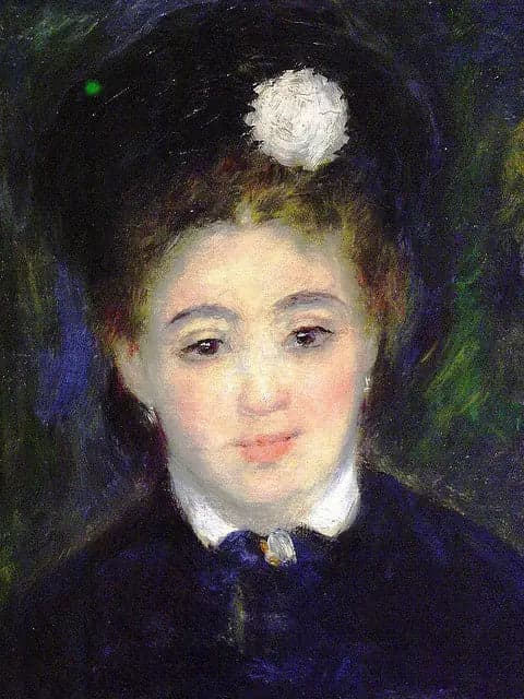Head of a Woman in Black - Pierre
