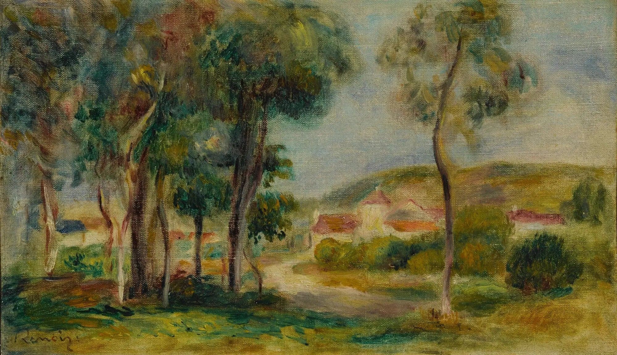 Landscape at Essoyes - Pierre