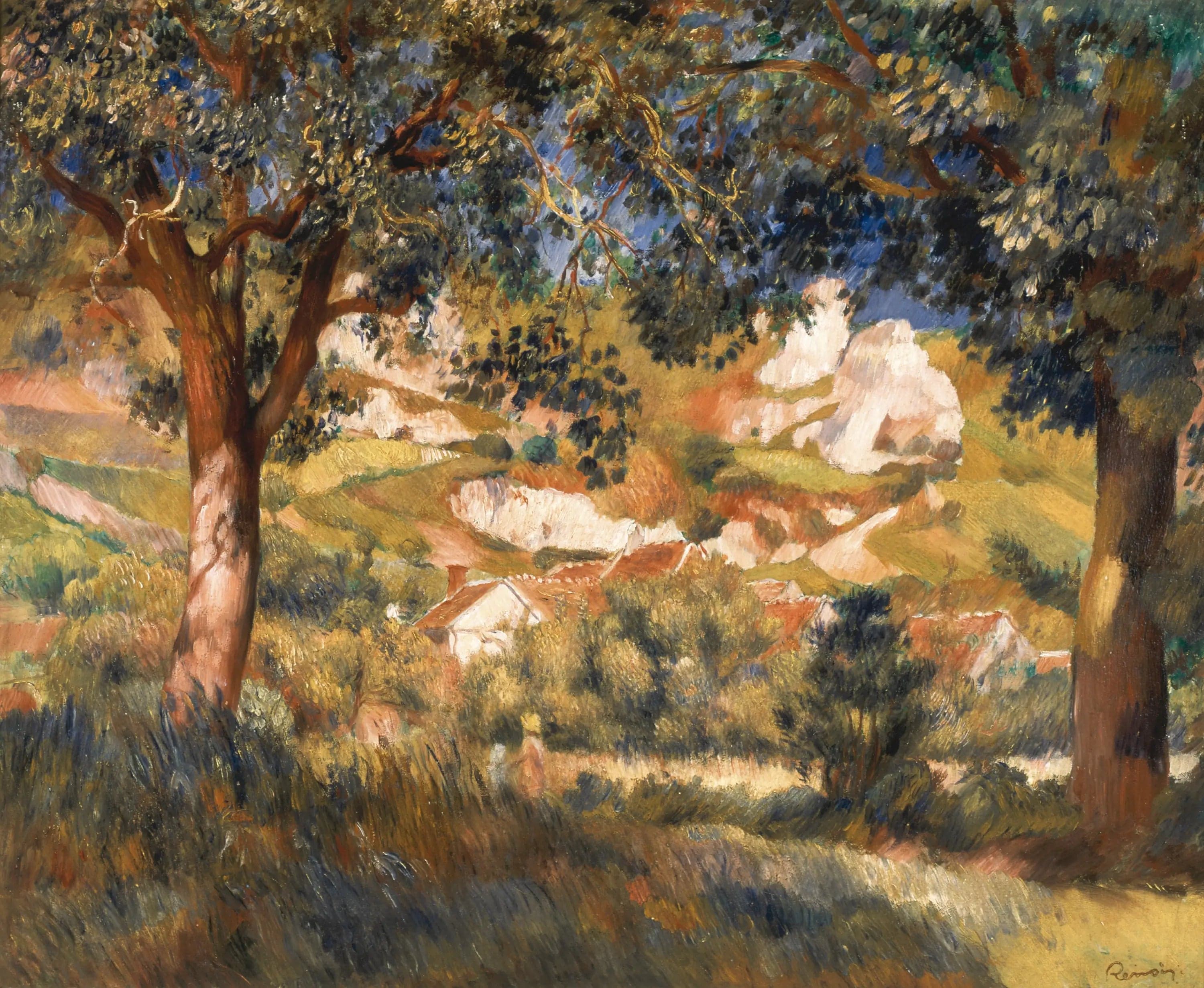 Landscape at La Roche-Guyon - Pierre