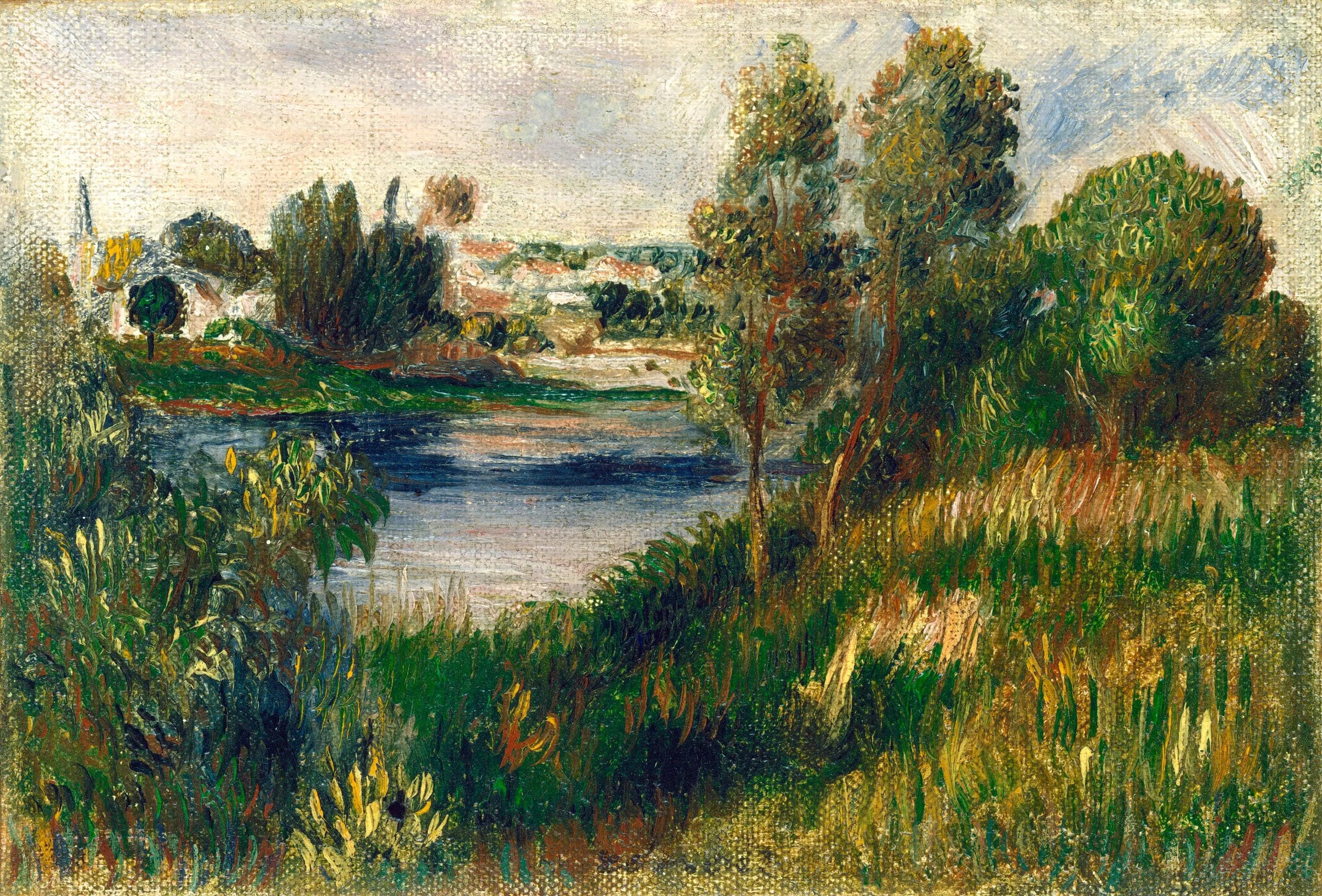 Landscape at Vétheuil - Pierre