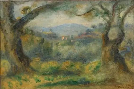 Landscape at the Collettes - Pierre