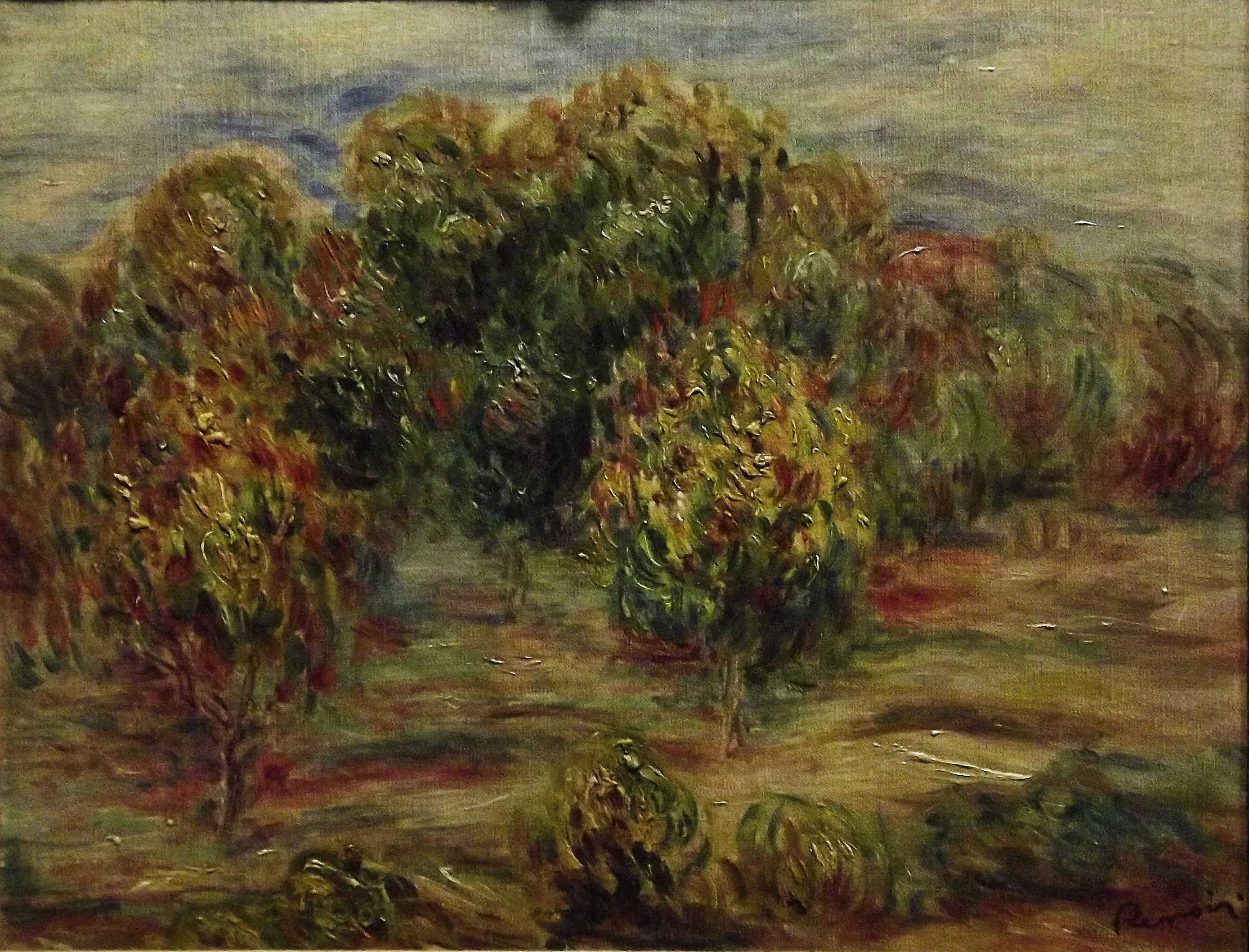 Landscape near Cagnes - Pierre