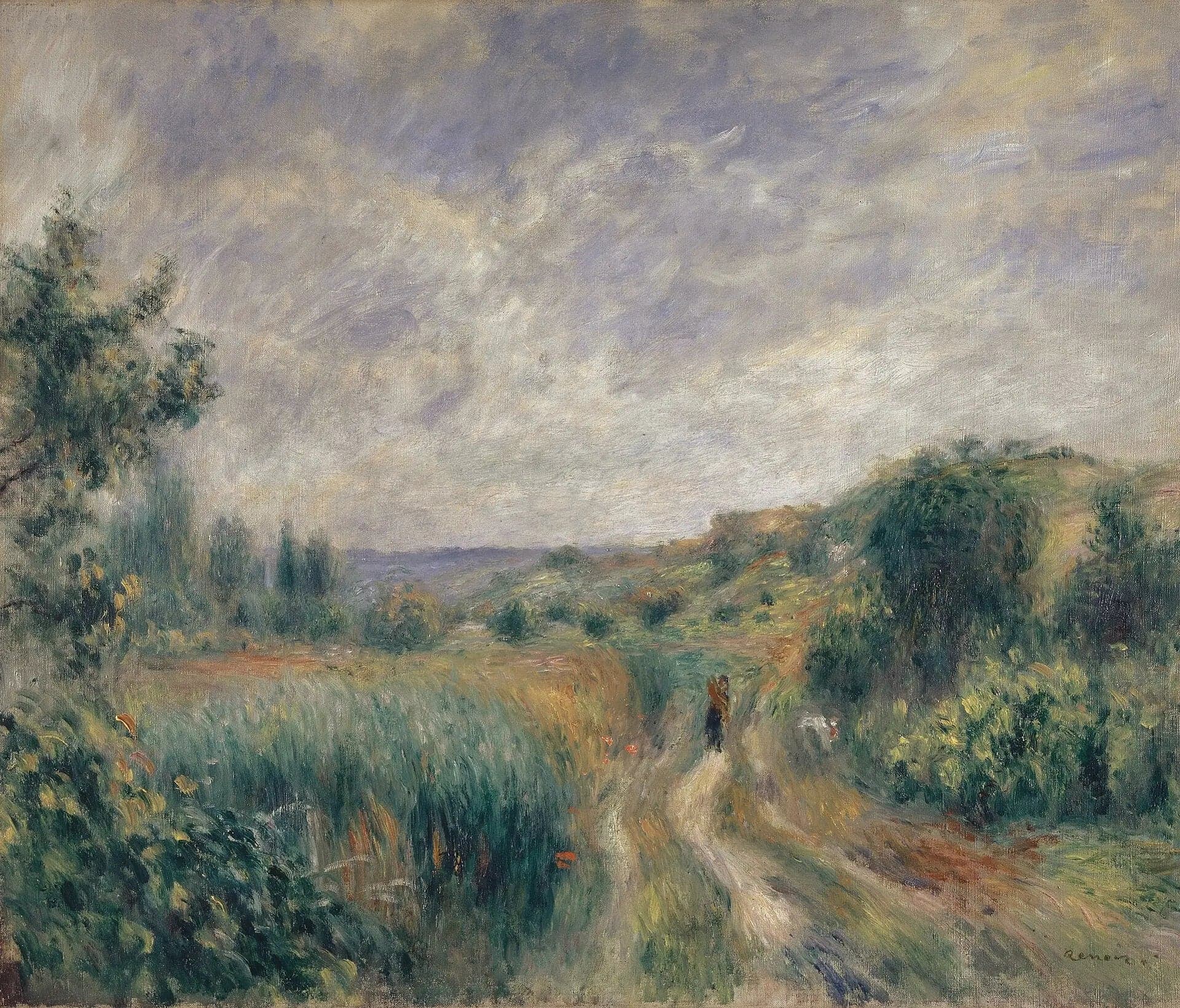 Landscape near Essoyes - Pierre