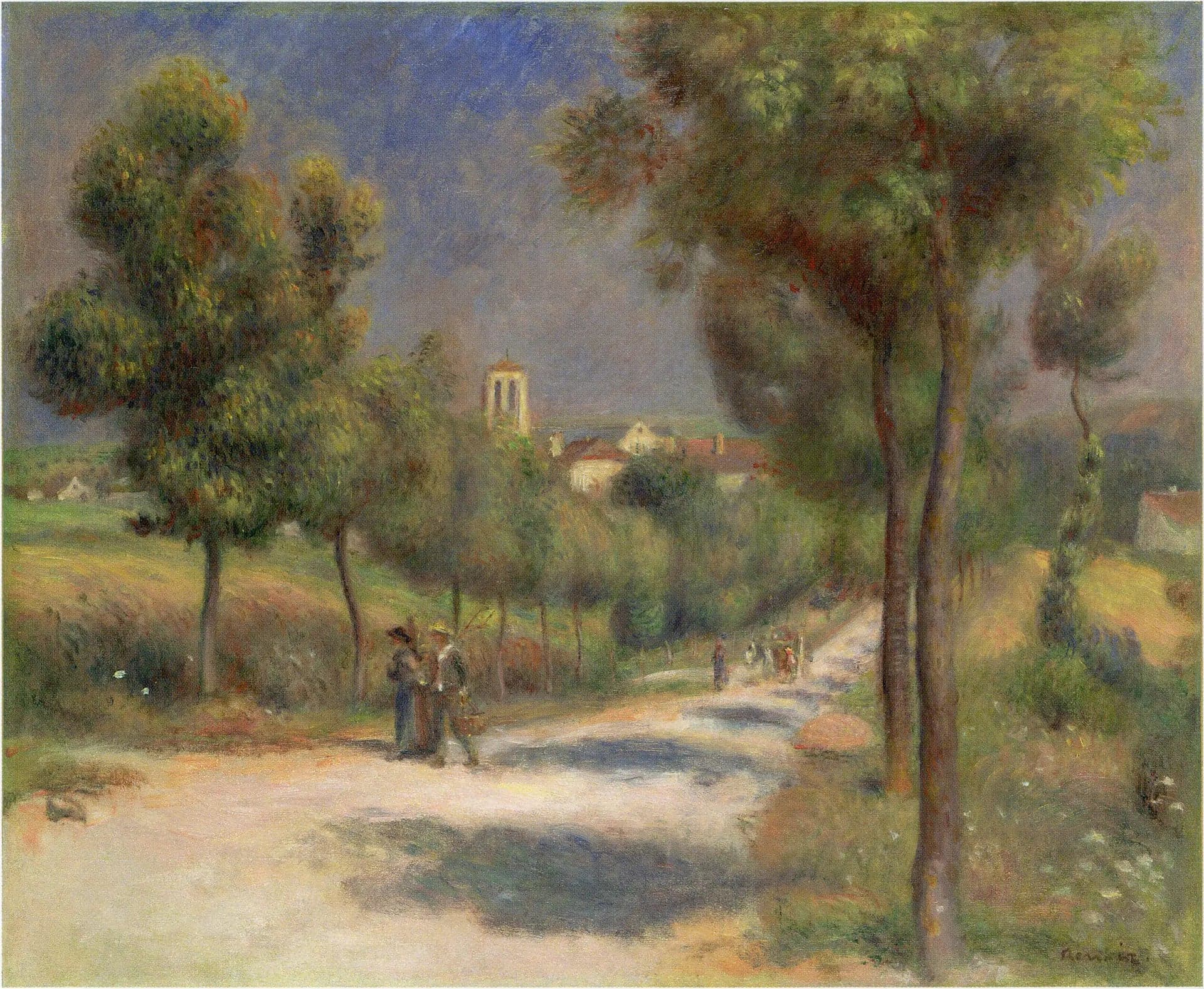 Landscape of Essoyes, early in the morning - Pierre