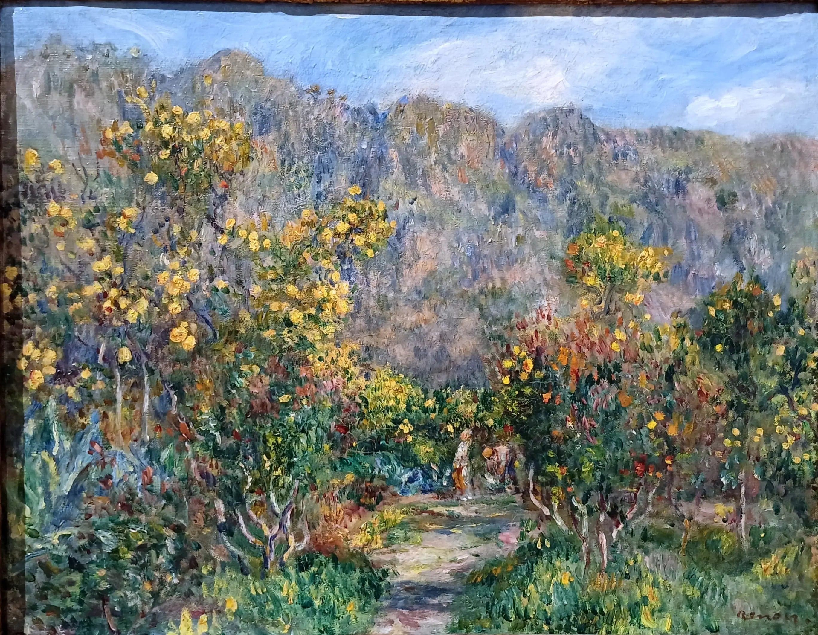Landscape with Mimosas - Pierre