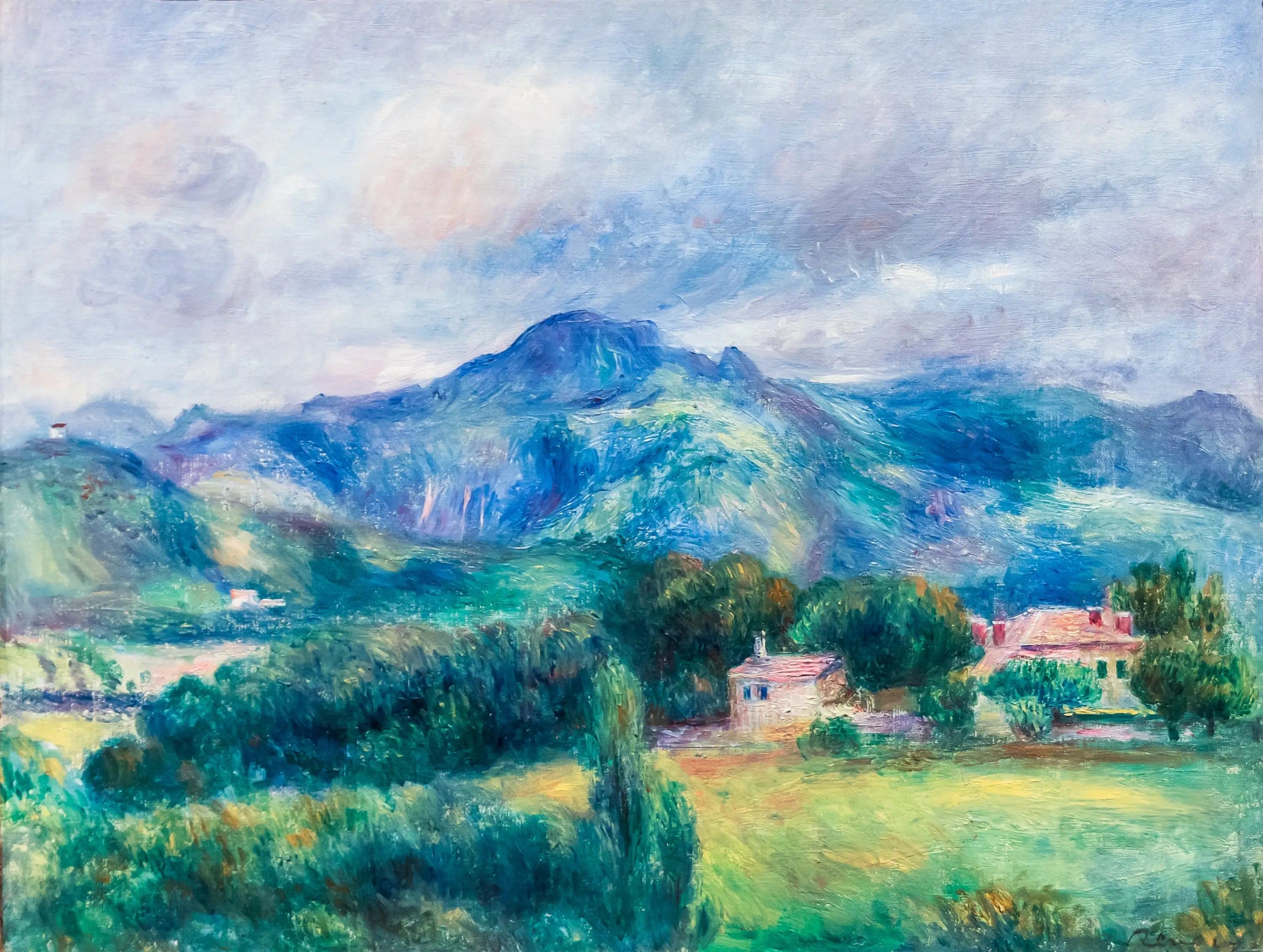 Landscape with Mountain - Pierre