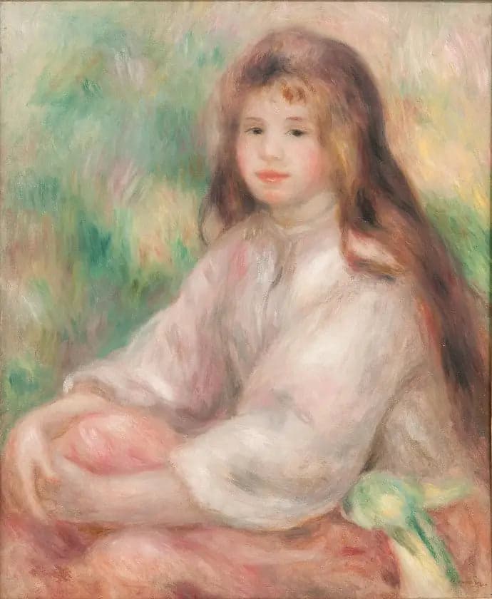 Little Girl in Pink - Pierre