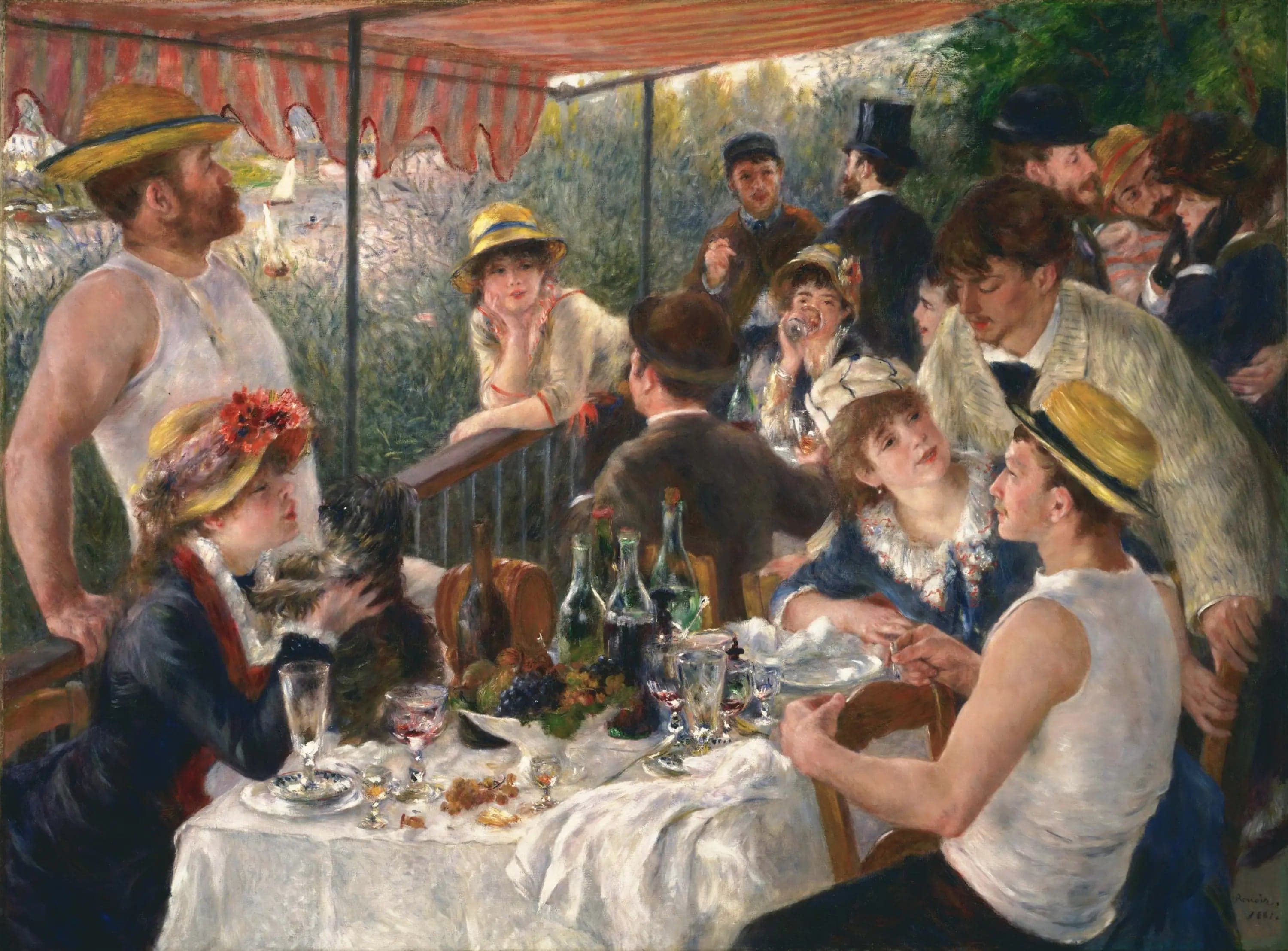 Luncheon of the Boating Party - Pierre