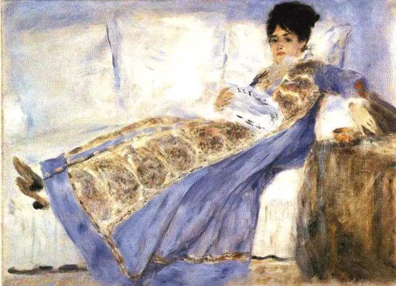 Madame Monet Reading - Pierre