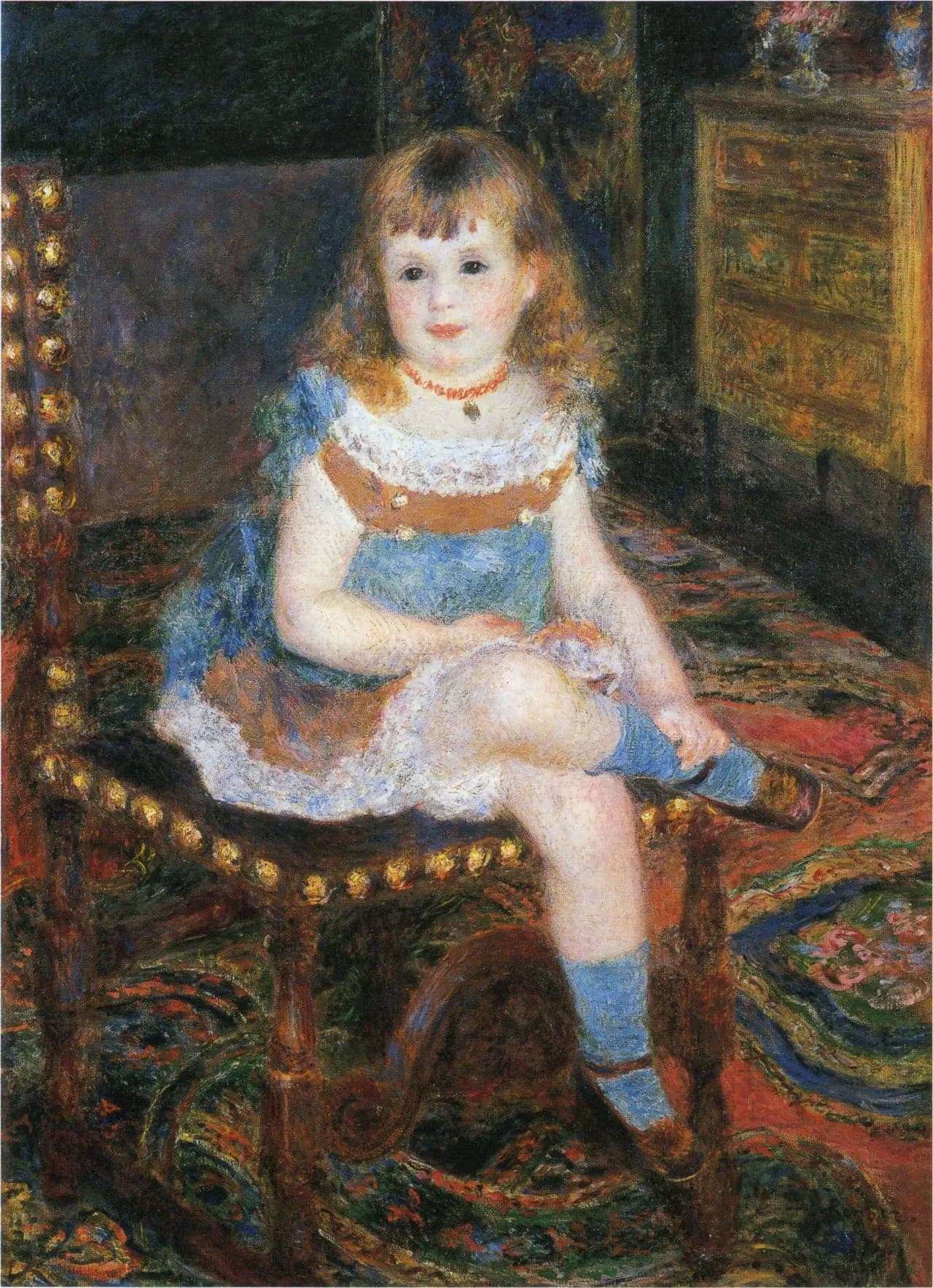 Mademoiselle Georgette Charpentier Sitting - Pierre