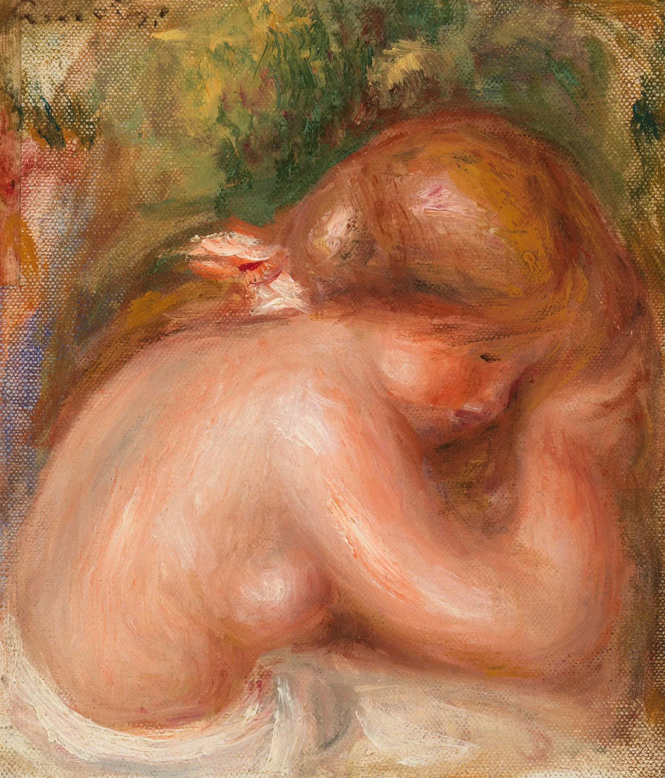 Nude Torso of a Young Girl - Pierre