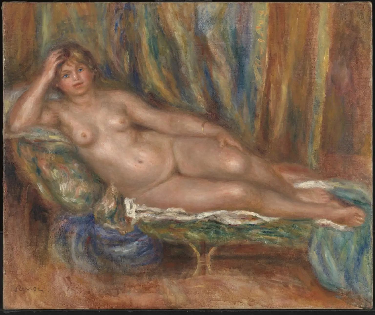 Nude Woman on a Sofa - Pierre