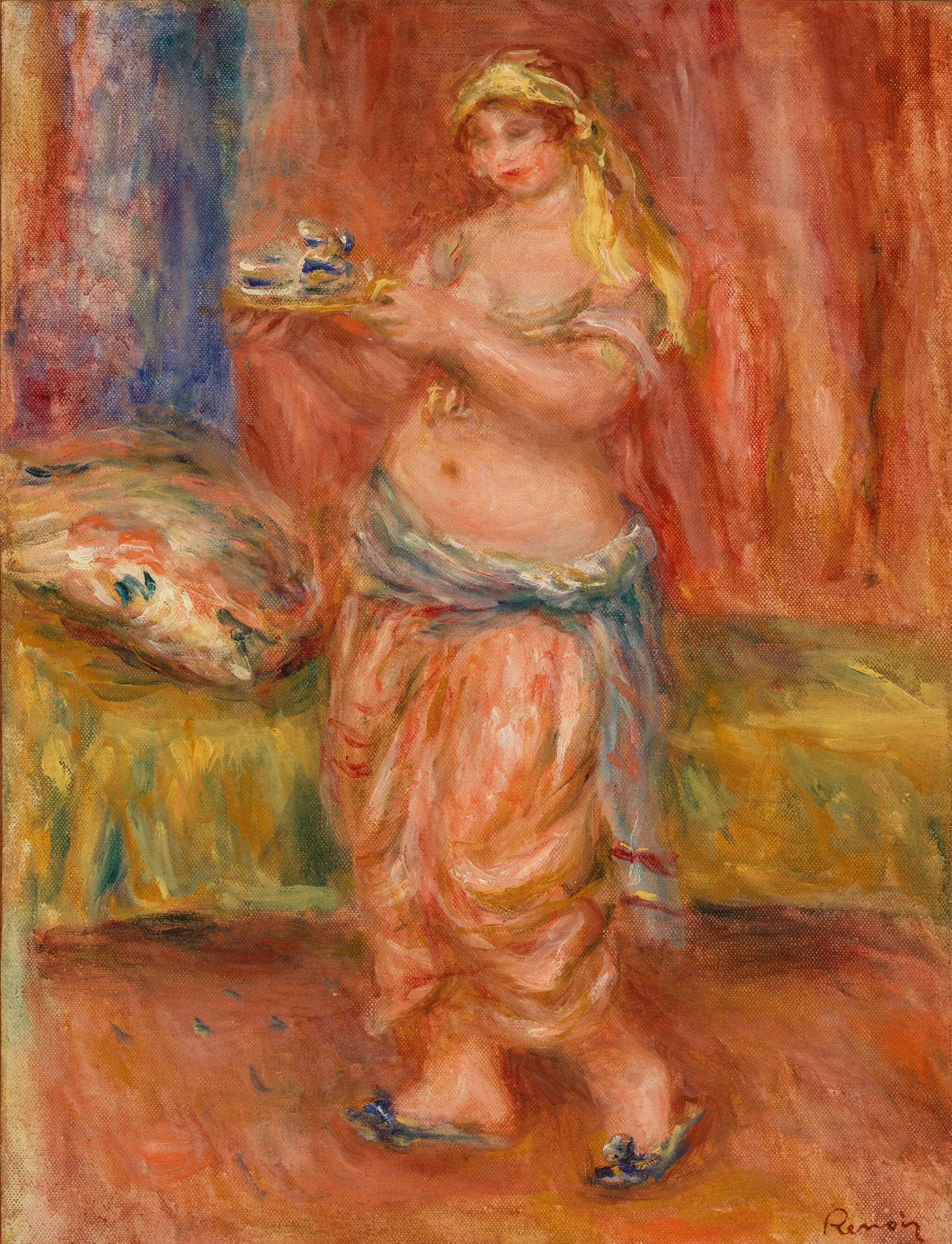 Odalisque with Teapot - Pierre