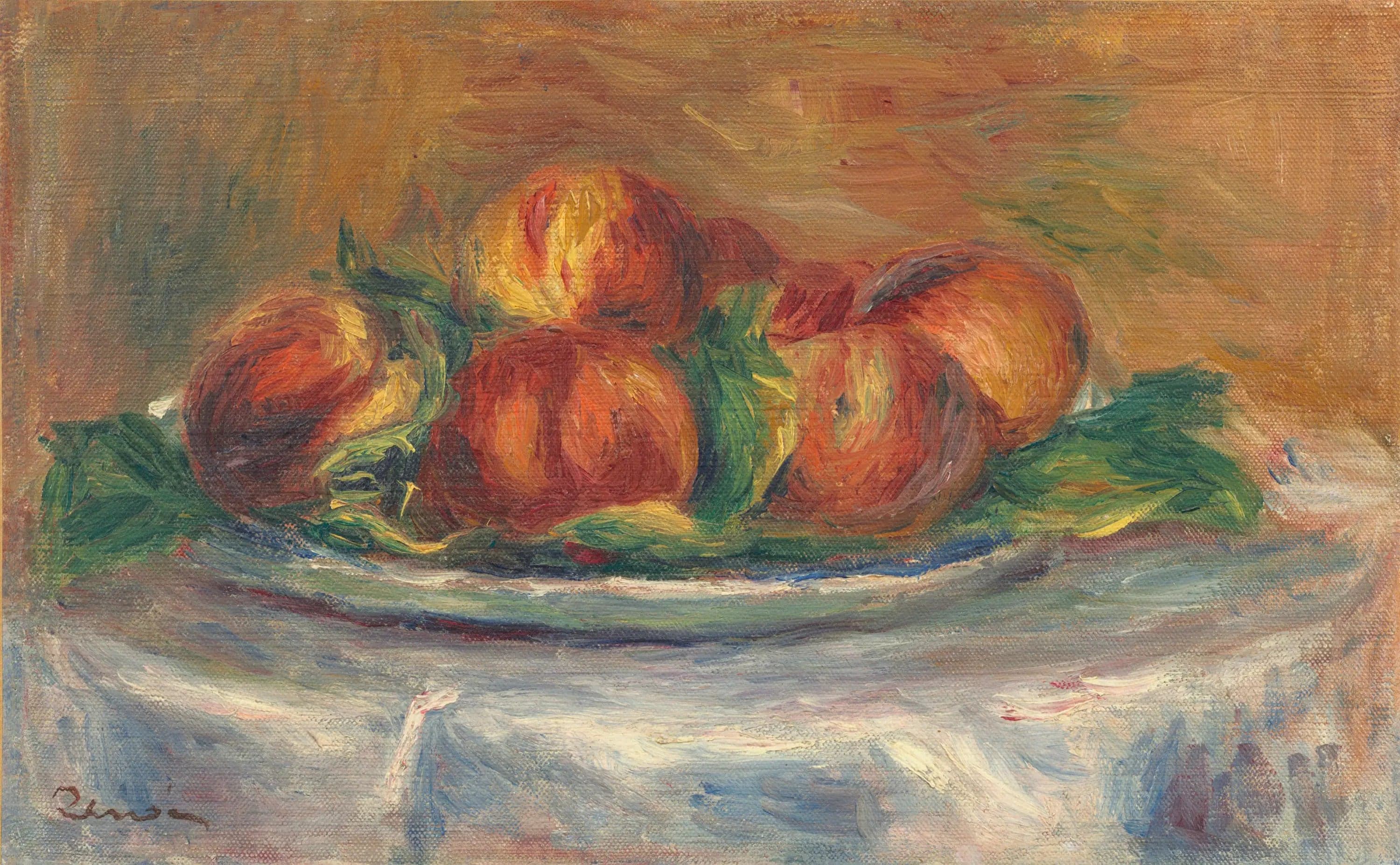 Peaches in a Plate - Pierre