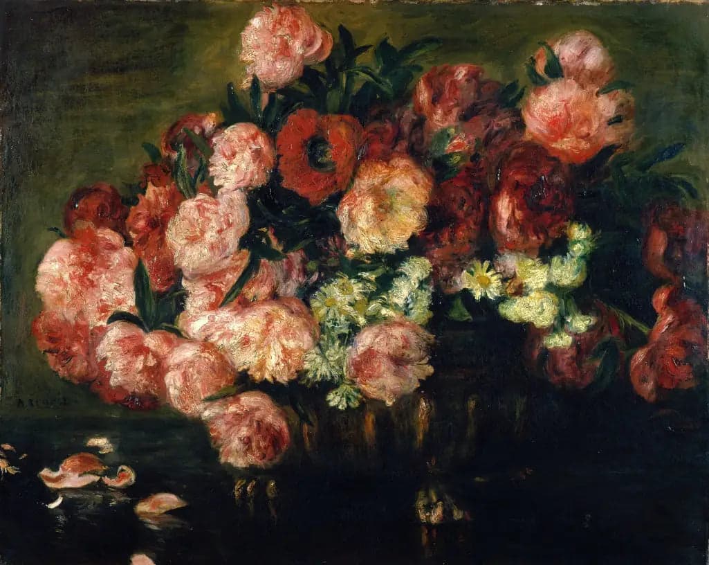 Peonies in a Vase - Pierre