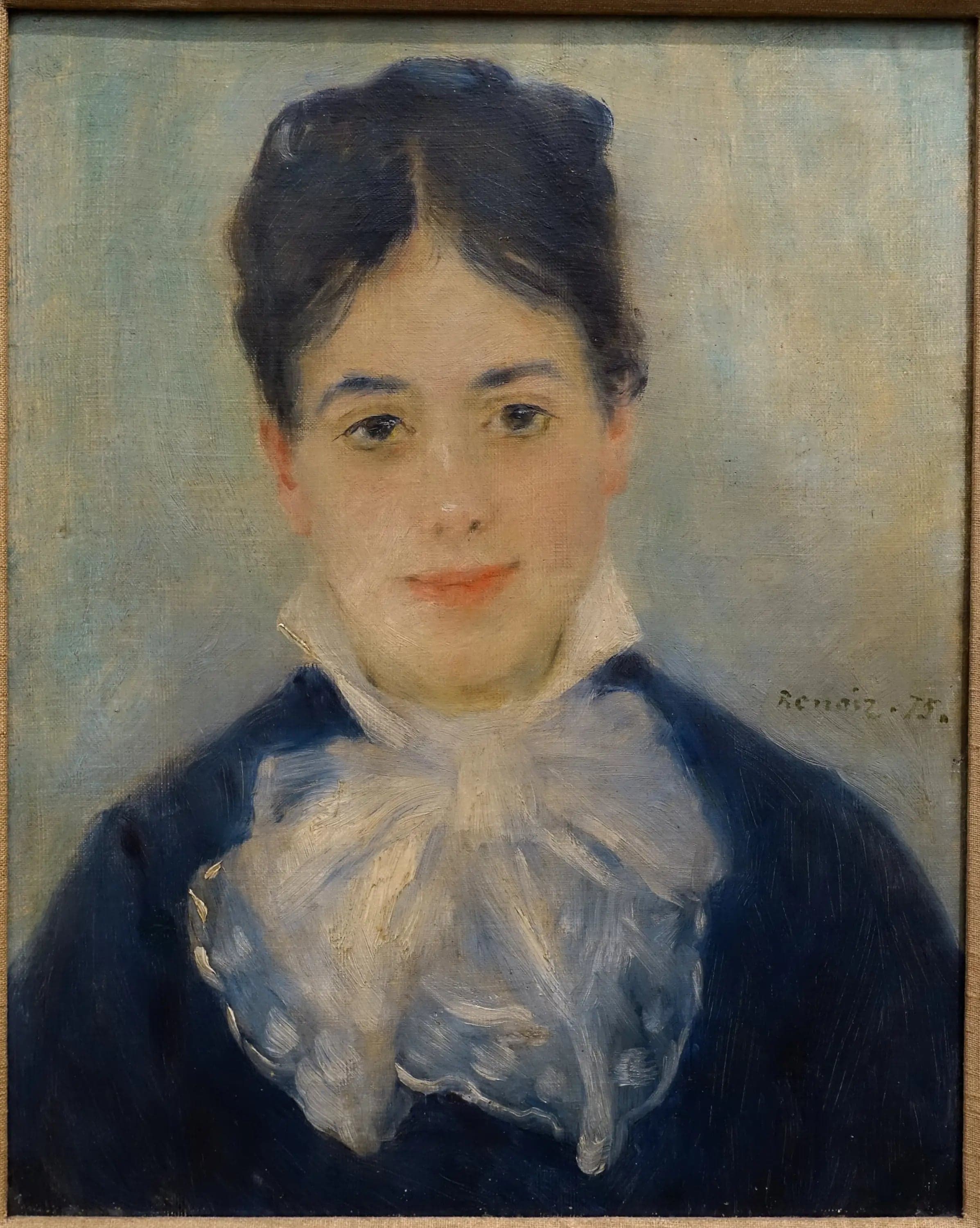 Portrait of Alphonsine Fournaise - Pierre