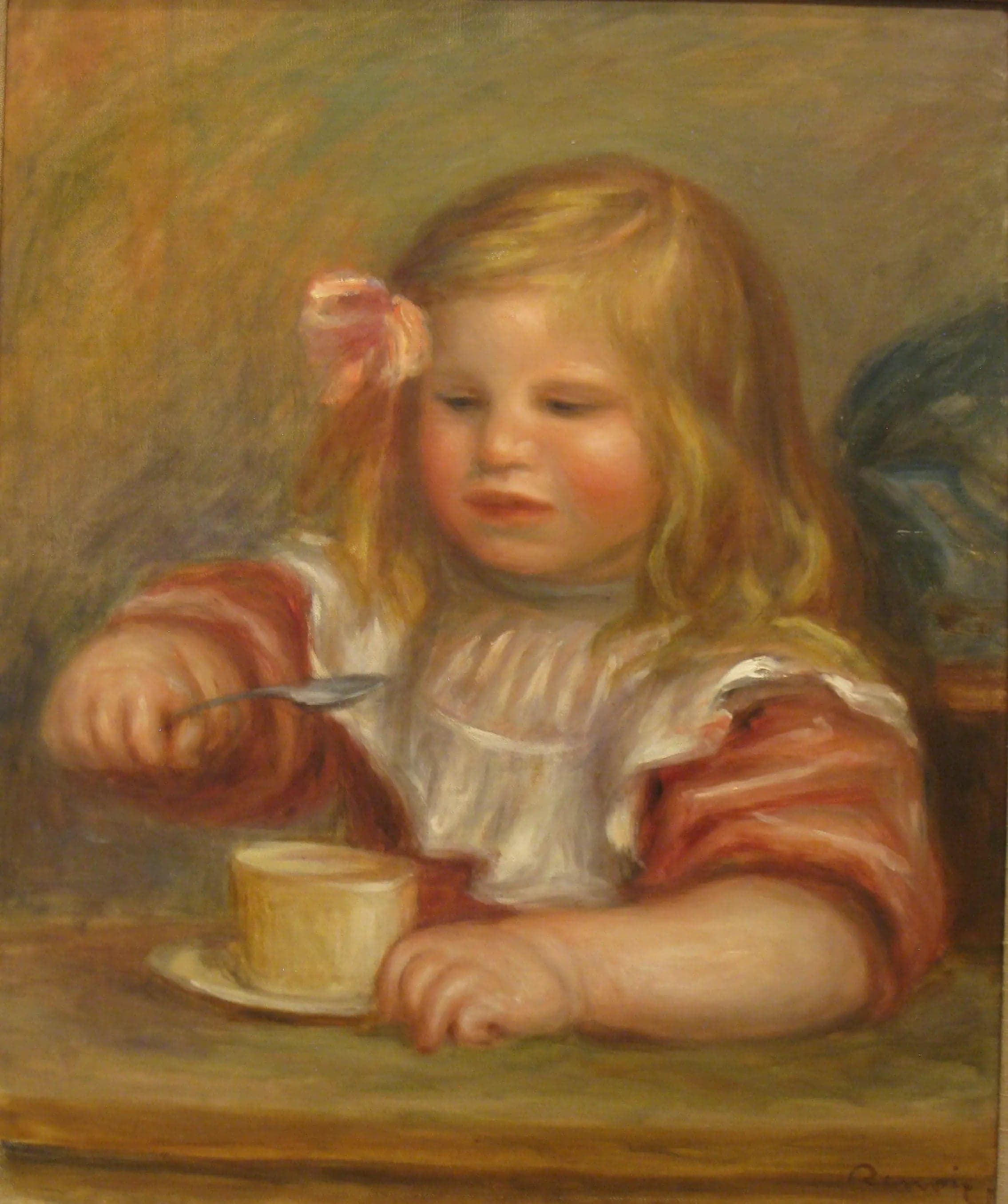 Portrait of Coco Eating Her Soup - Pierre