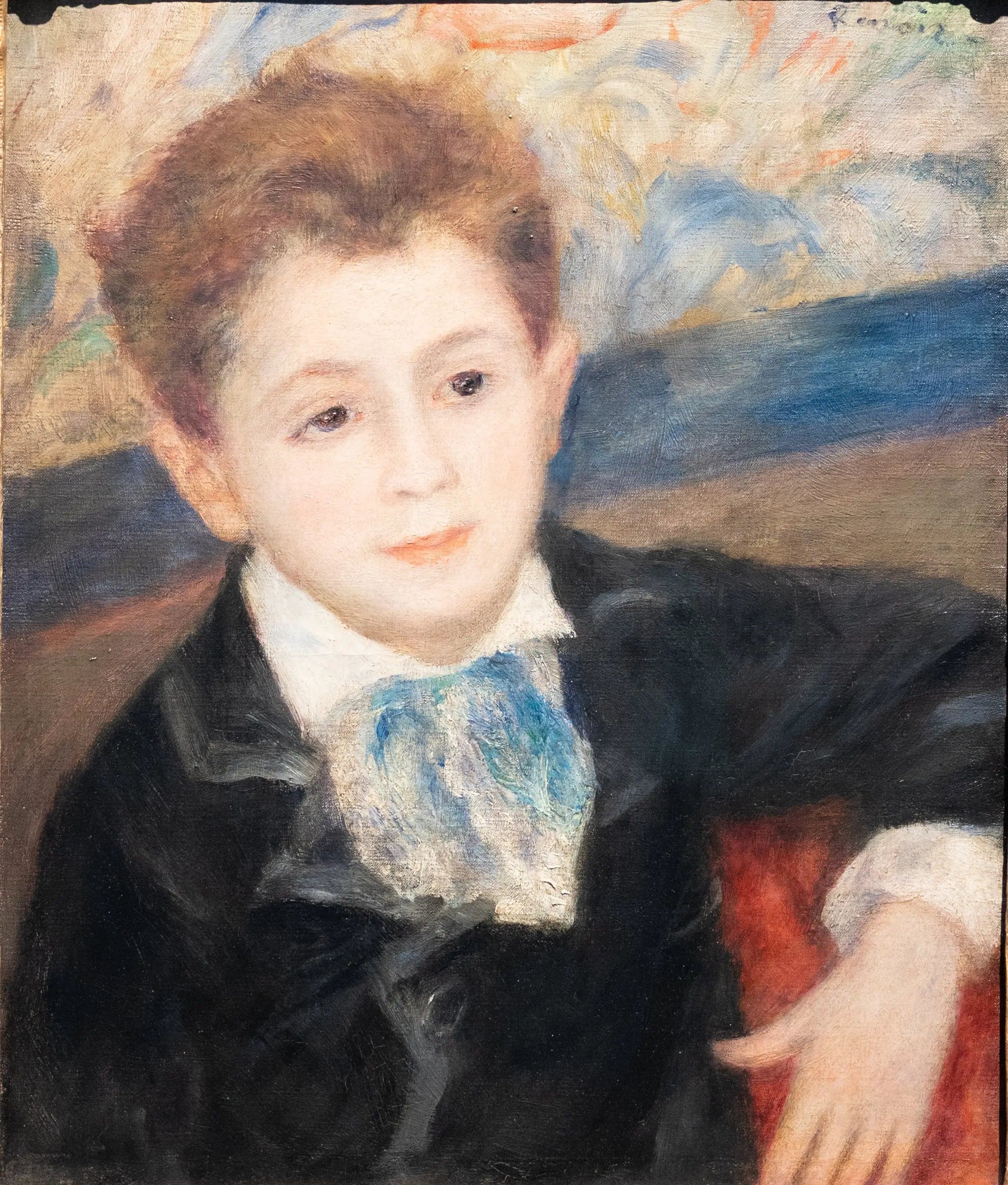 Portrait of Paul Meunier, Murer son - Pierre