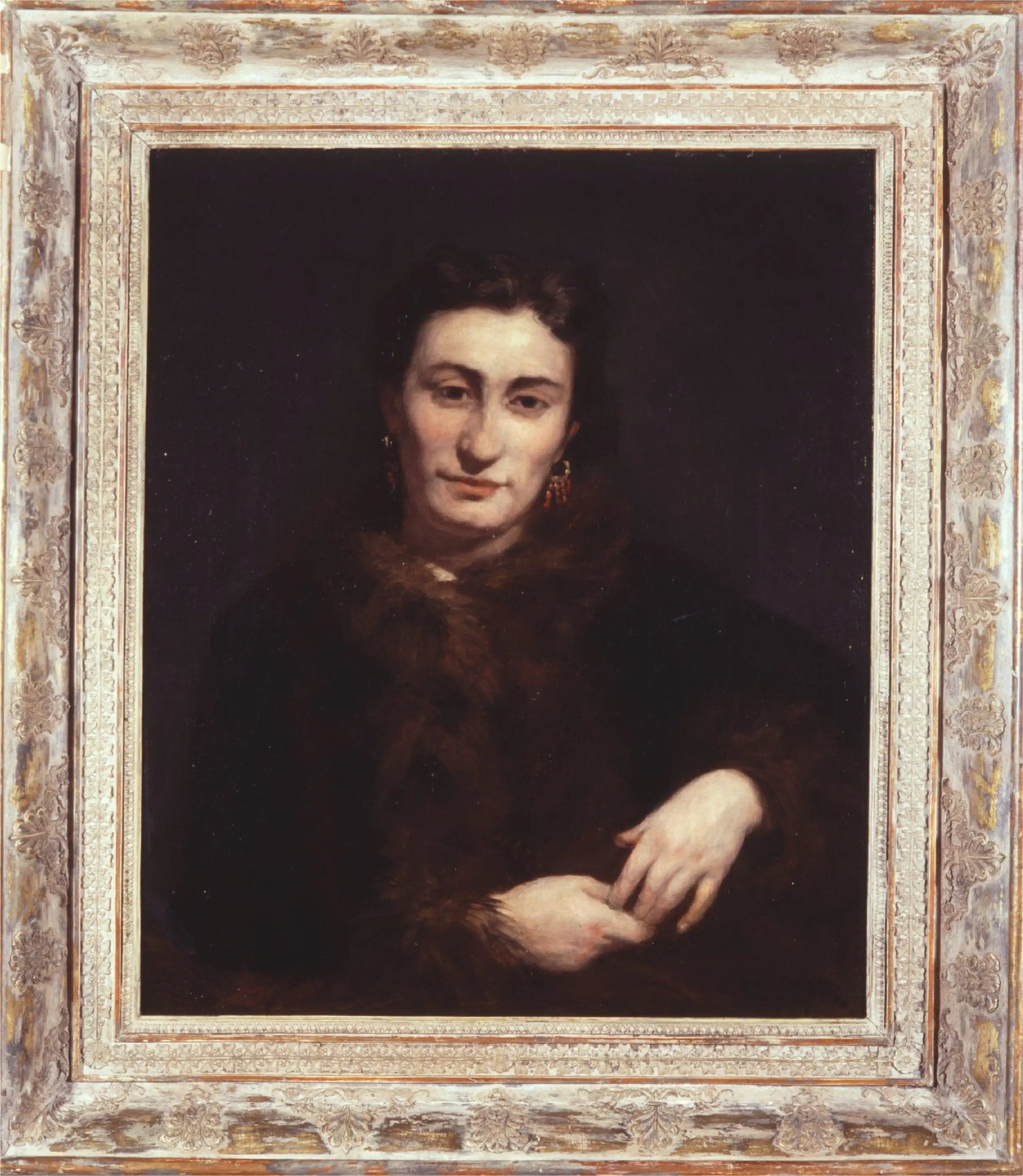 Portrait of a Woman in Fur - Pierre
