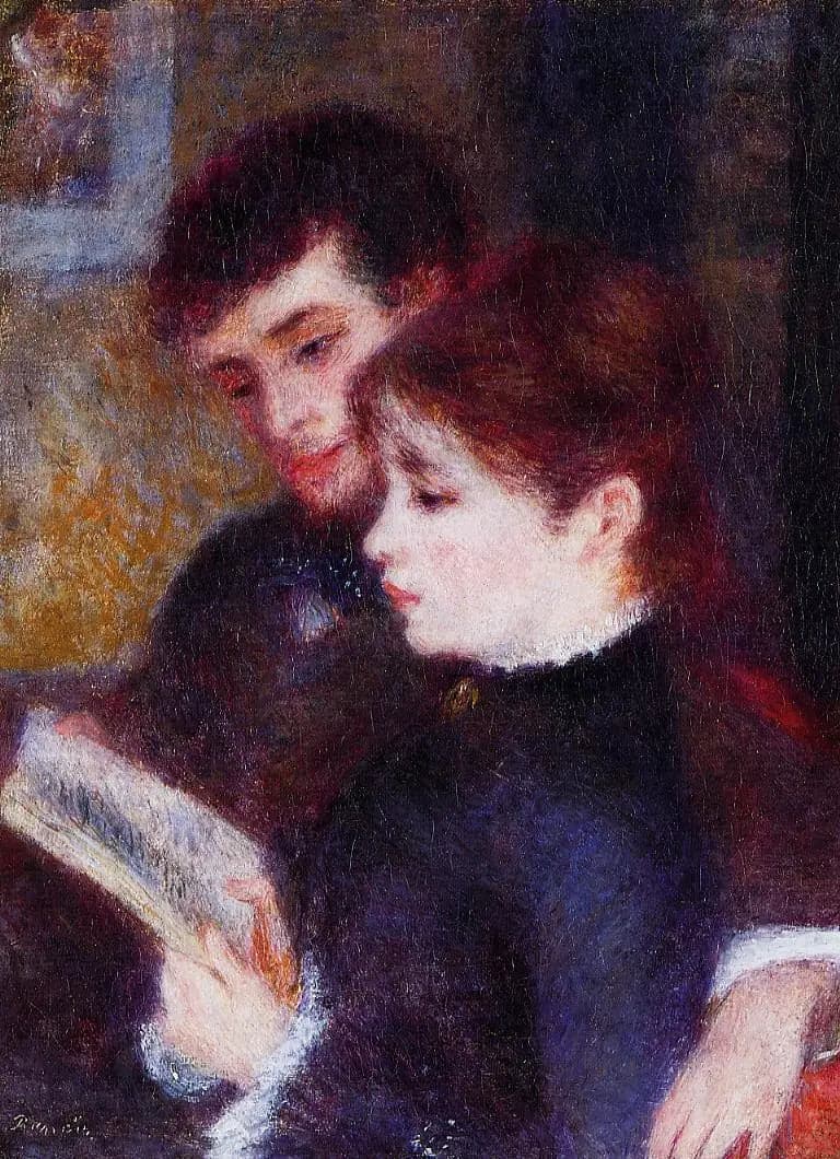 Reading in Couple - Pierre