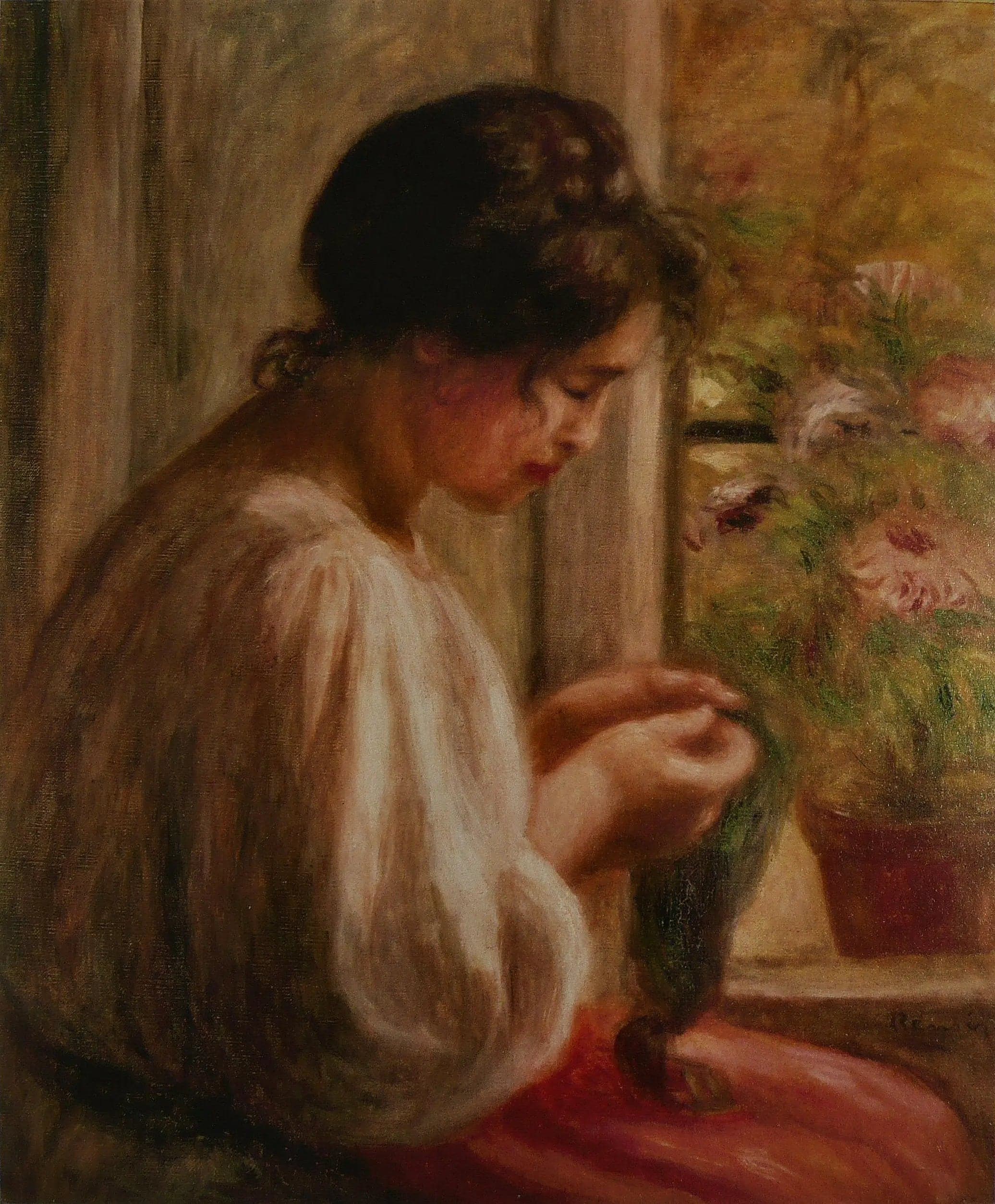 Seamstress at the Window - Pierre