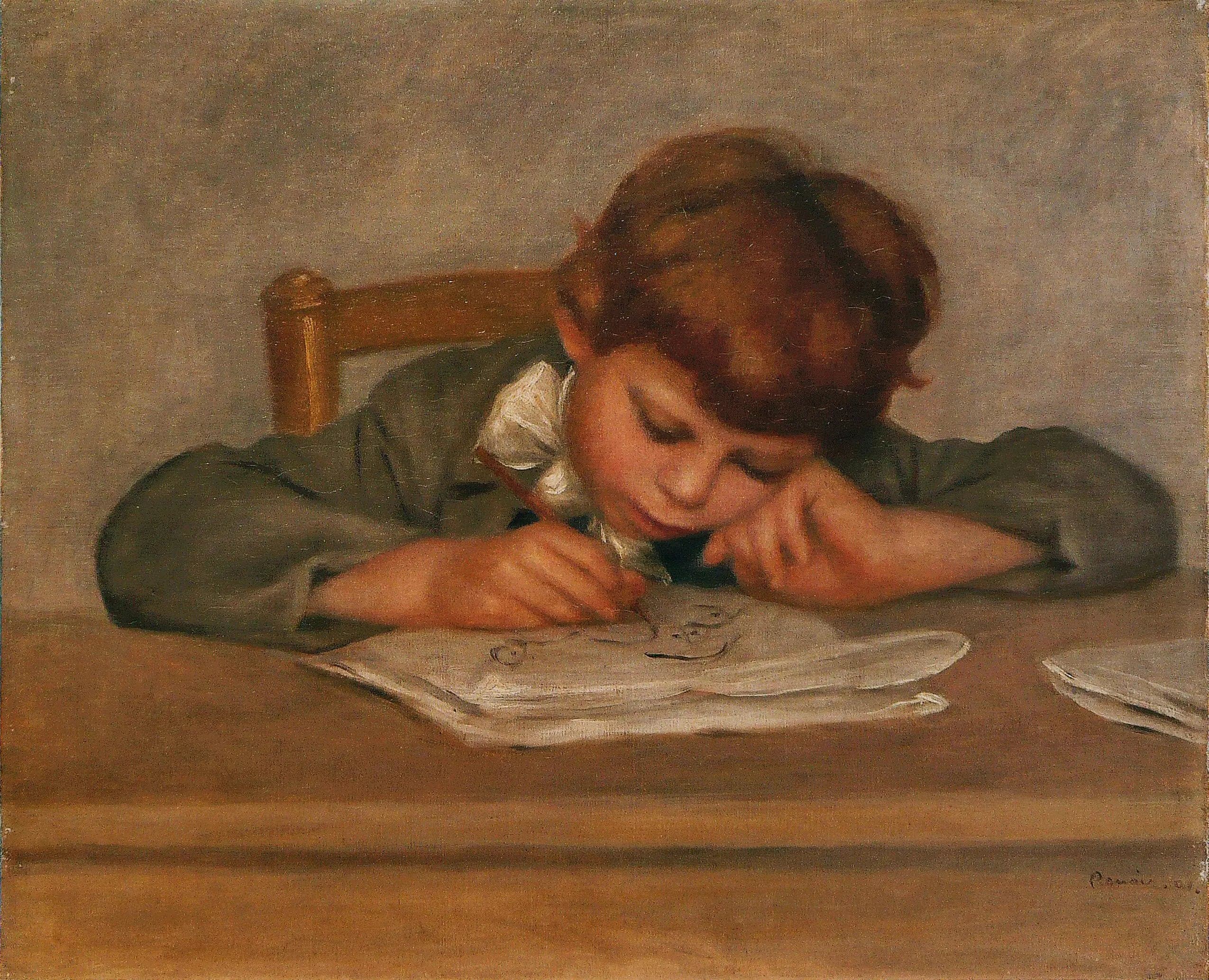 The Artist's Son, Jean, Drawing - Pierre