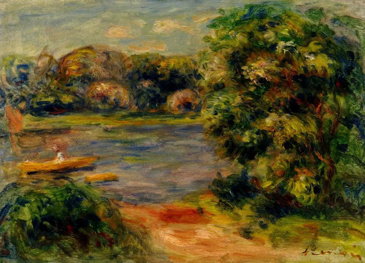 The Boat on the Lake - Pierre